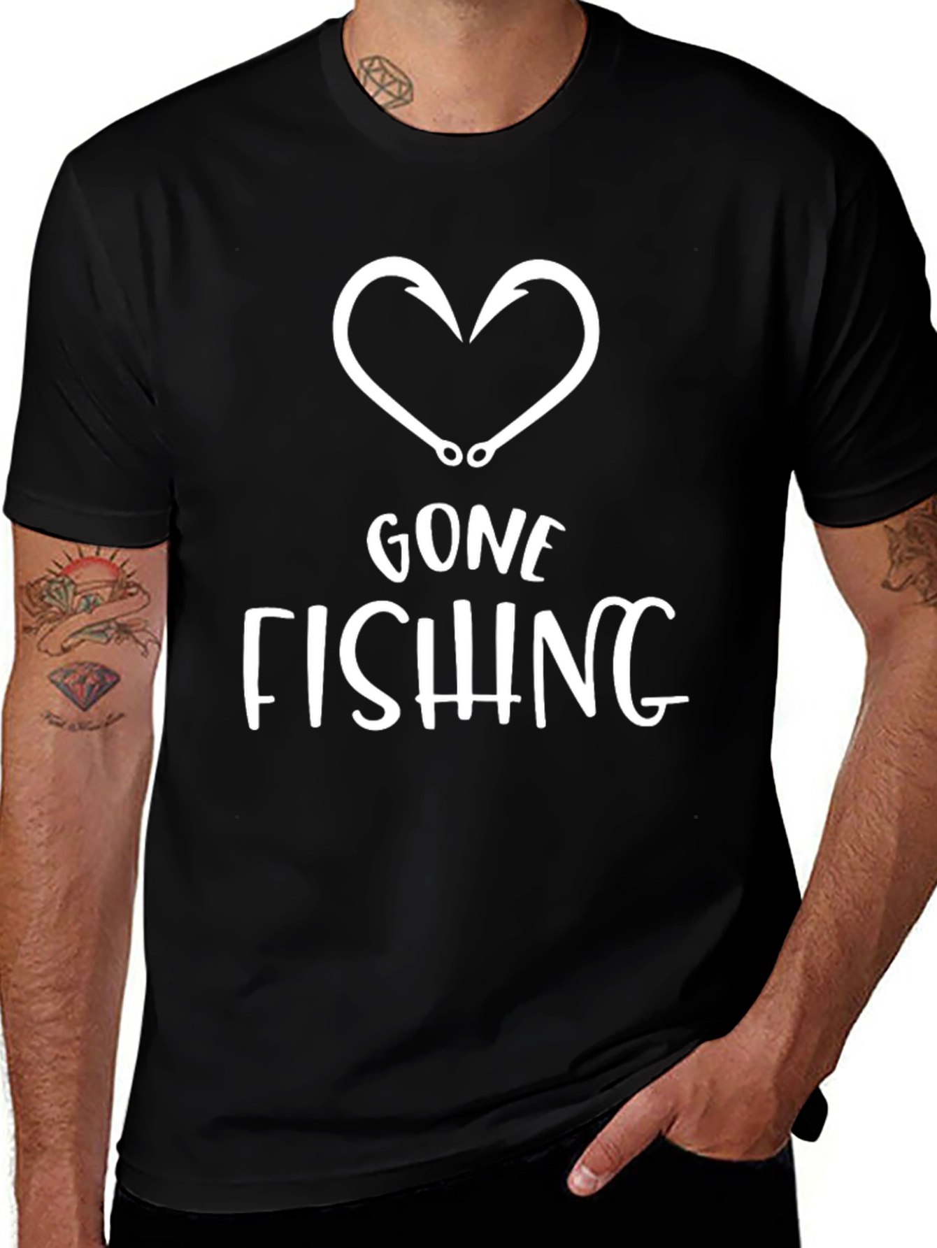 Gone Fishing T-Shirt - Fisherman Tee