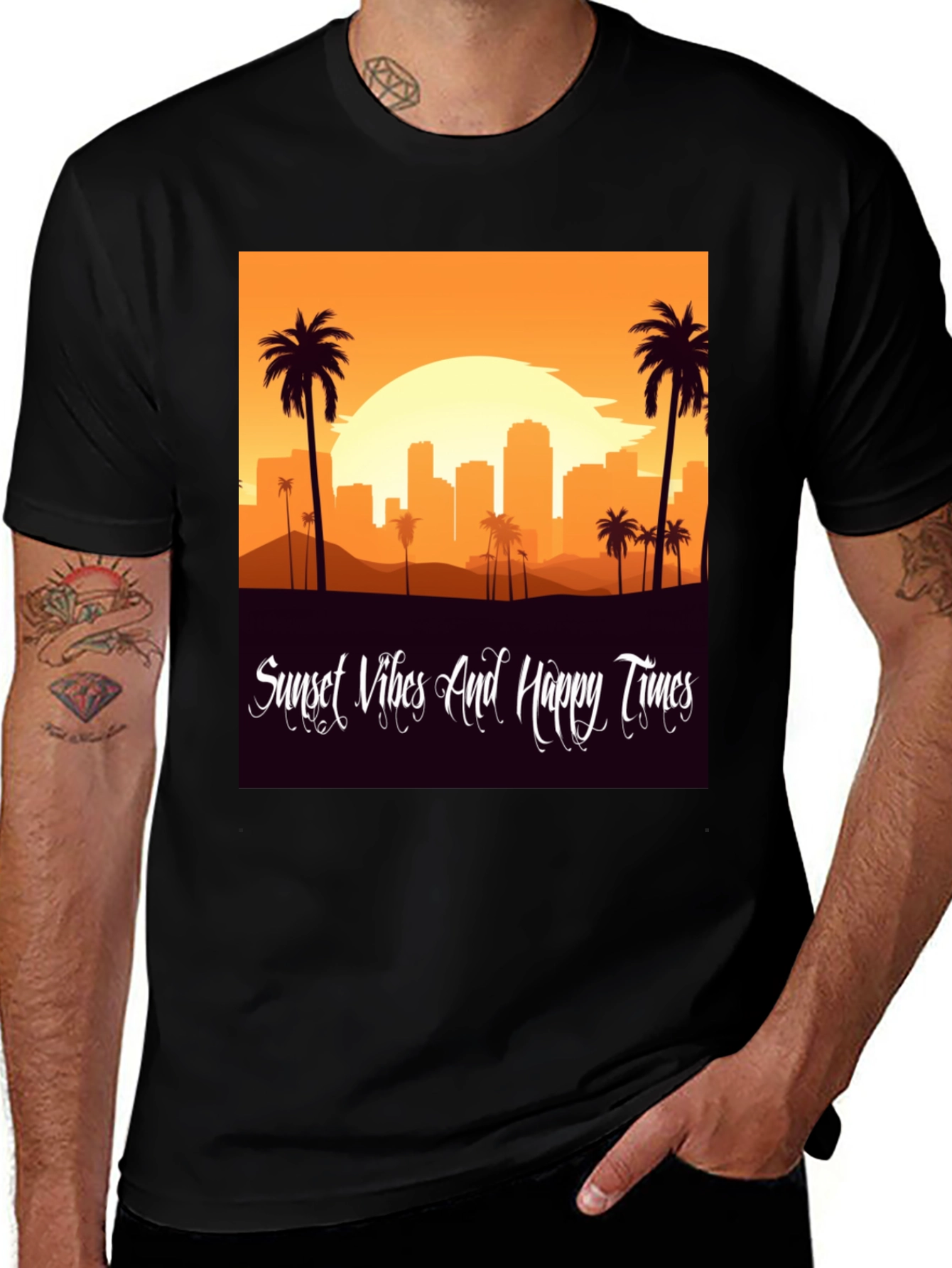 Variant 12 of Sunset Vibes Graphic Tee