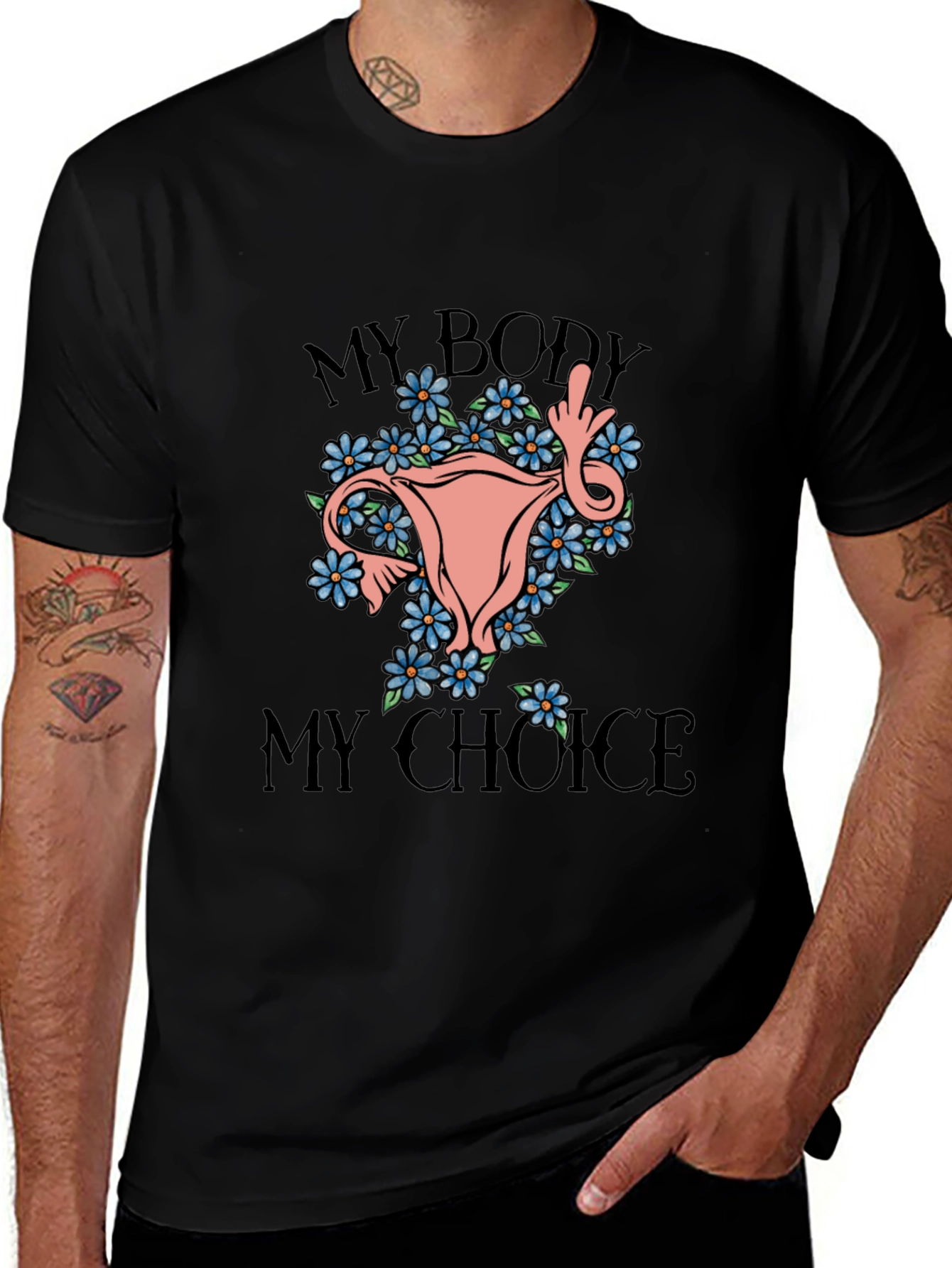 Variant 4 of My Body My Choice Graphic Tee