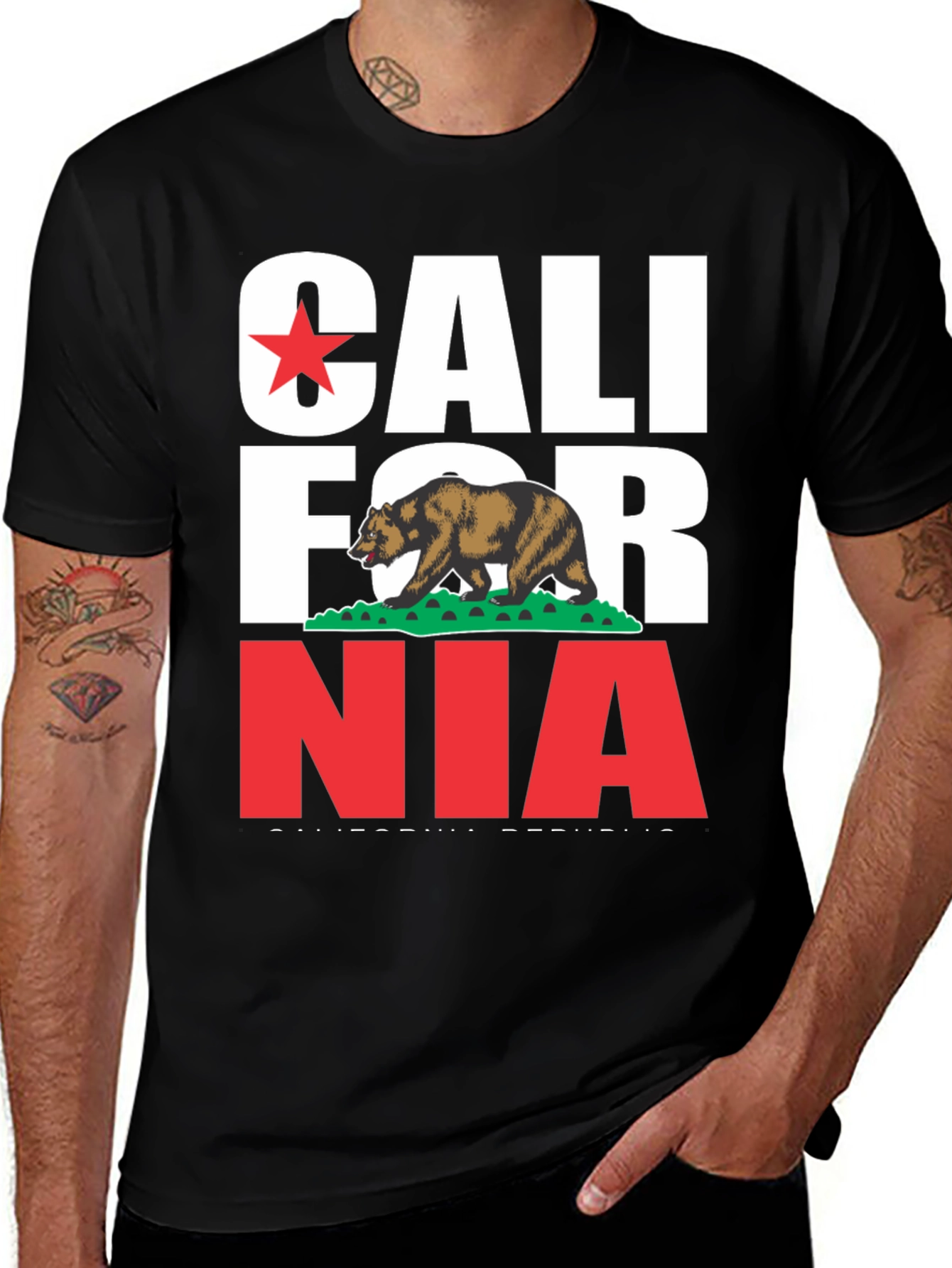 California Republic Bear T-Shirt
