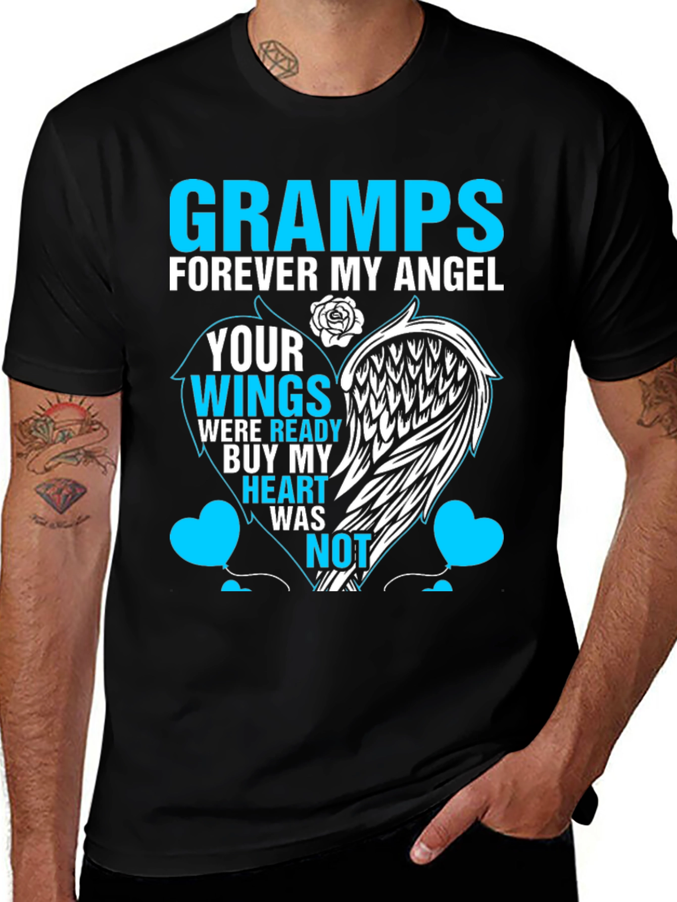 Variant 12 of Gramps Forever Angel Memorial T-Shirt