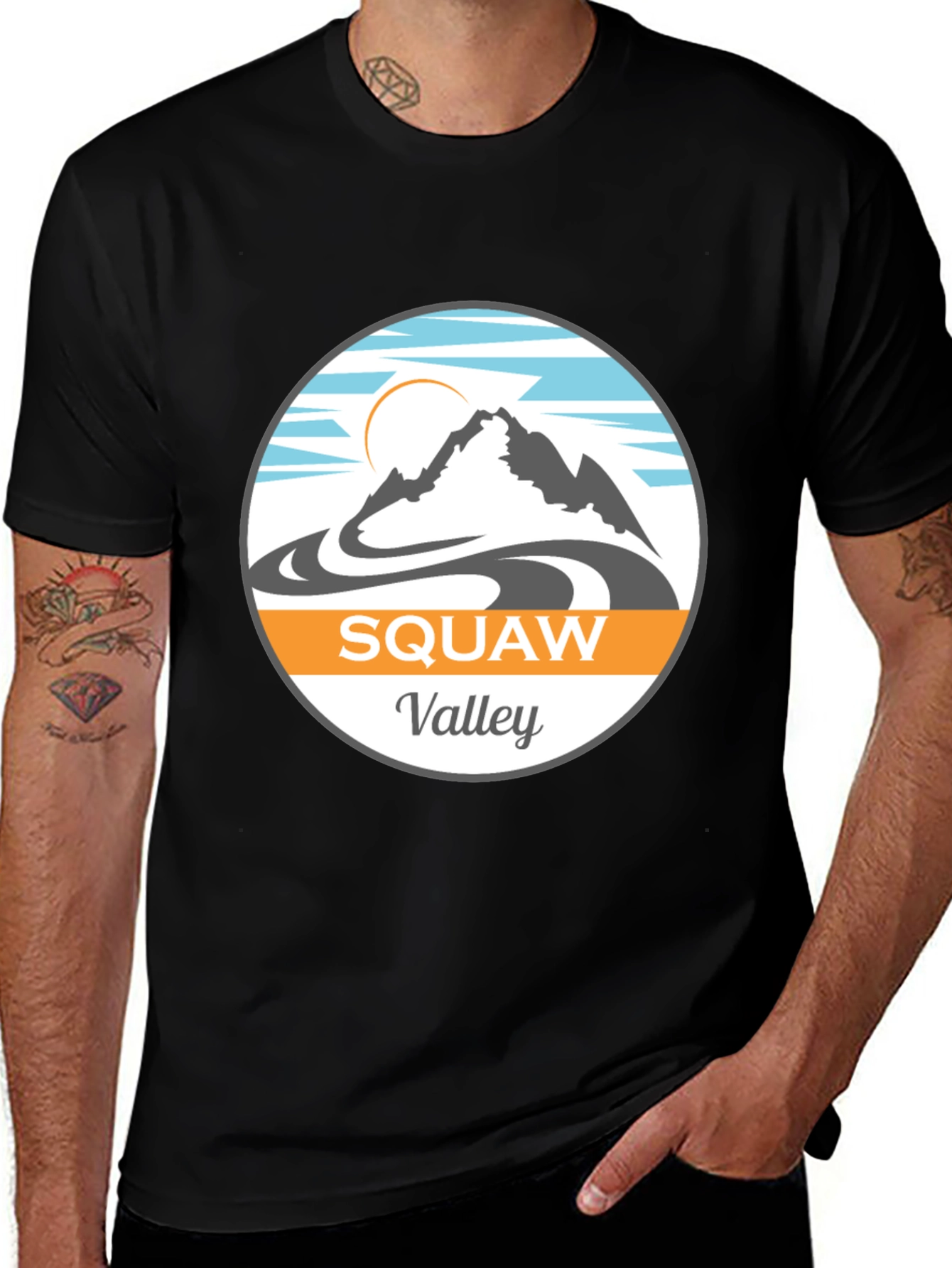 Squaw Valley Graphic Tee - Mountain Design