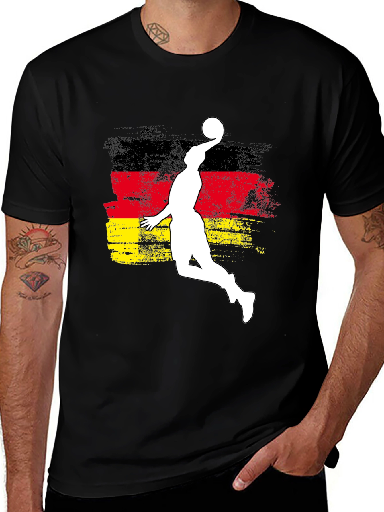 German Basketball Flag T-Shirt
