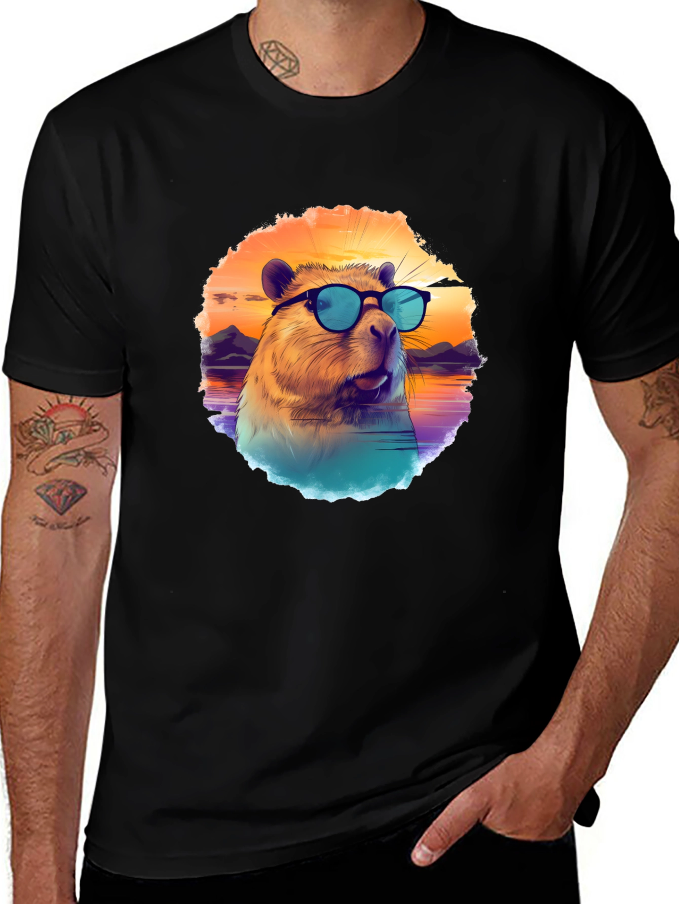 Variant 26 of Cool Capybara T-Shirt