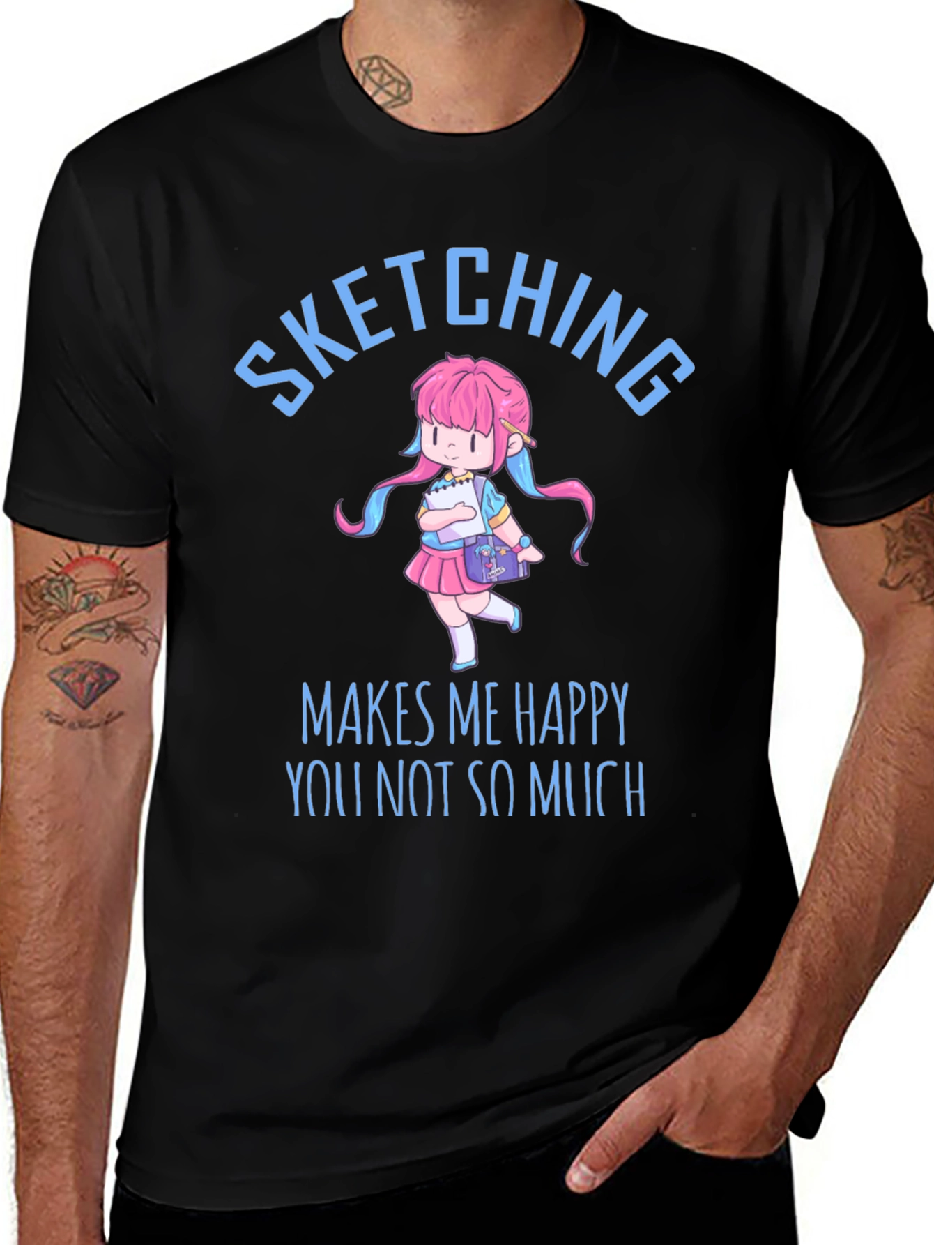 Sketching Makes Me Happy T-Shirt