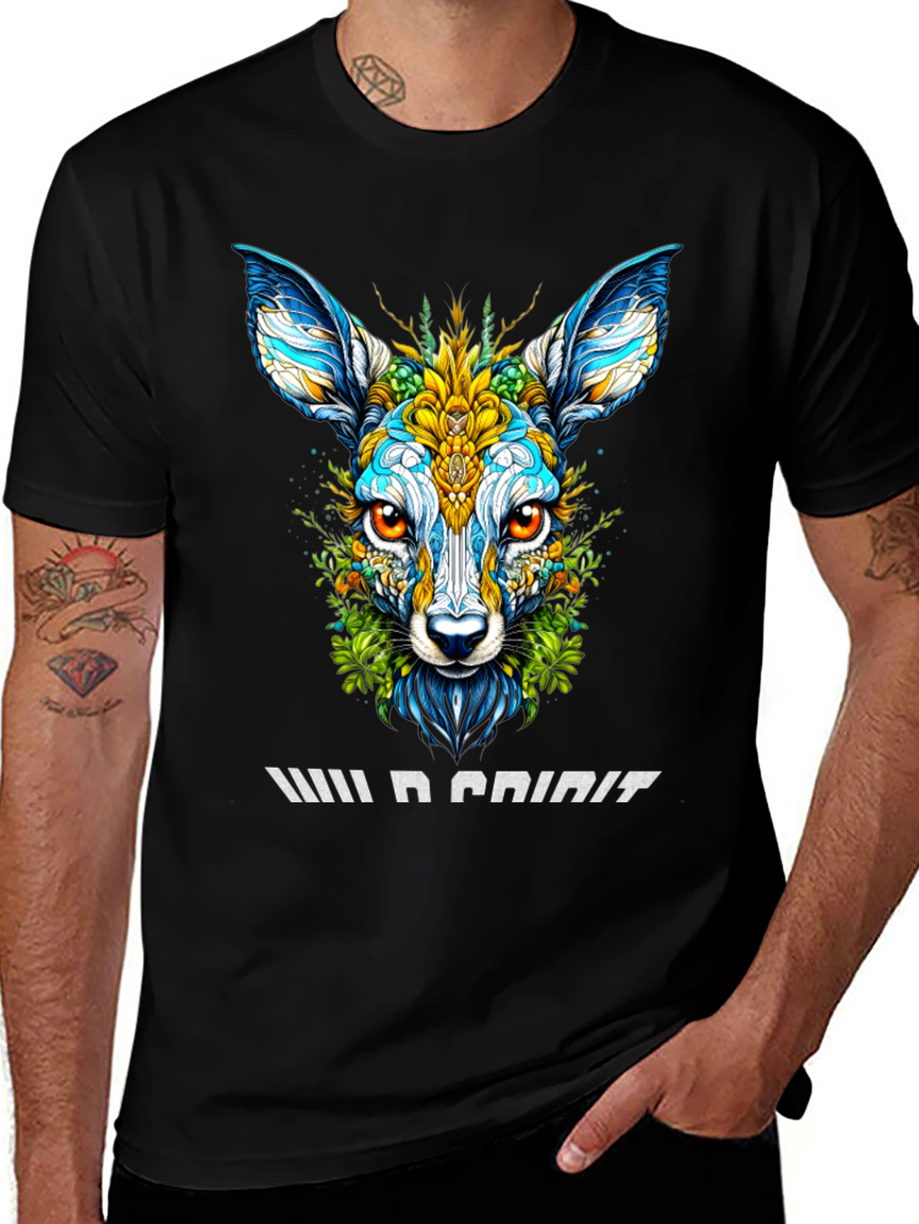 Variant 3 of Wild Spirit Deer Graphic T-Shirt