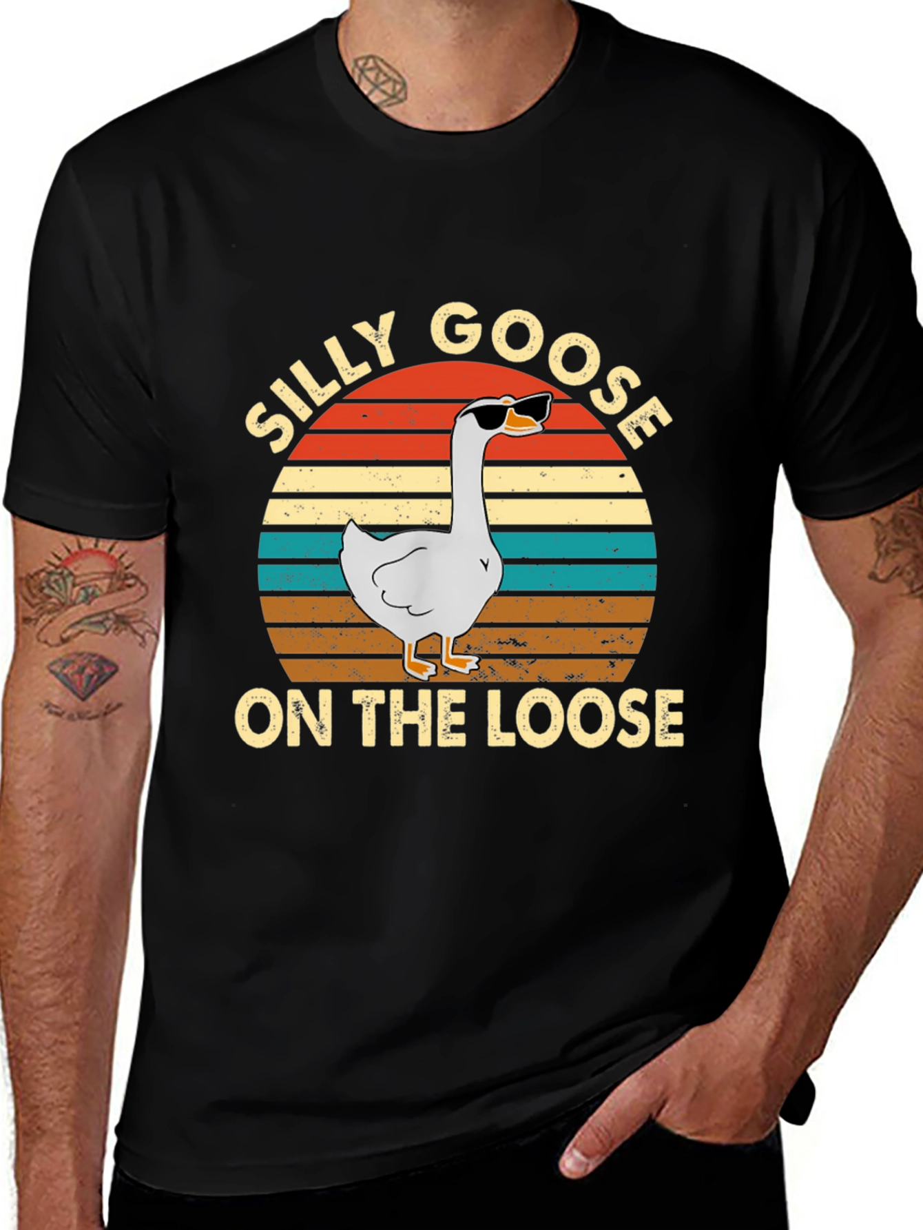 Variant 9 of Silly Goose On The Loose Graphic T-Shirt