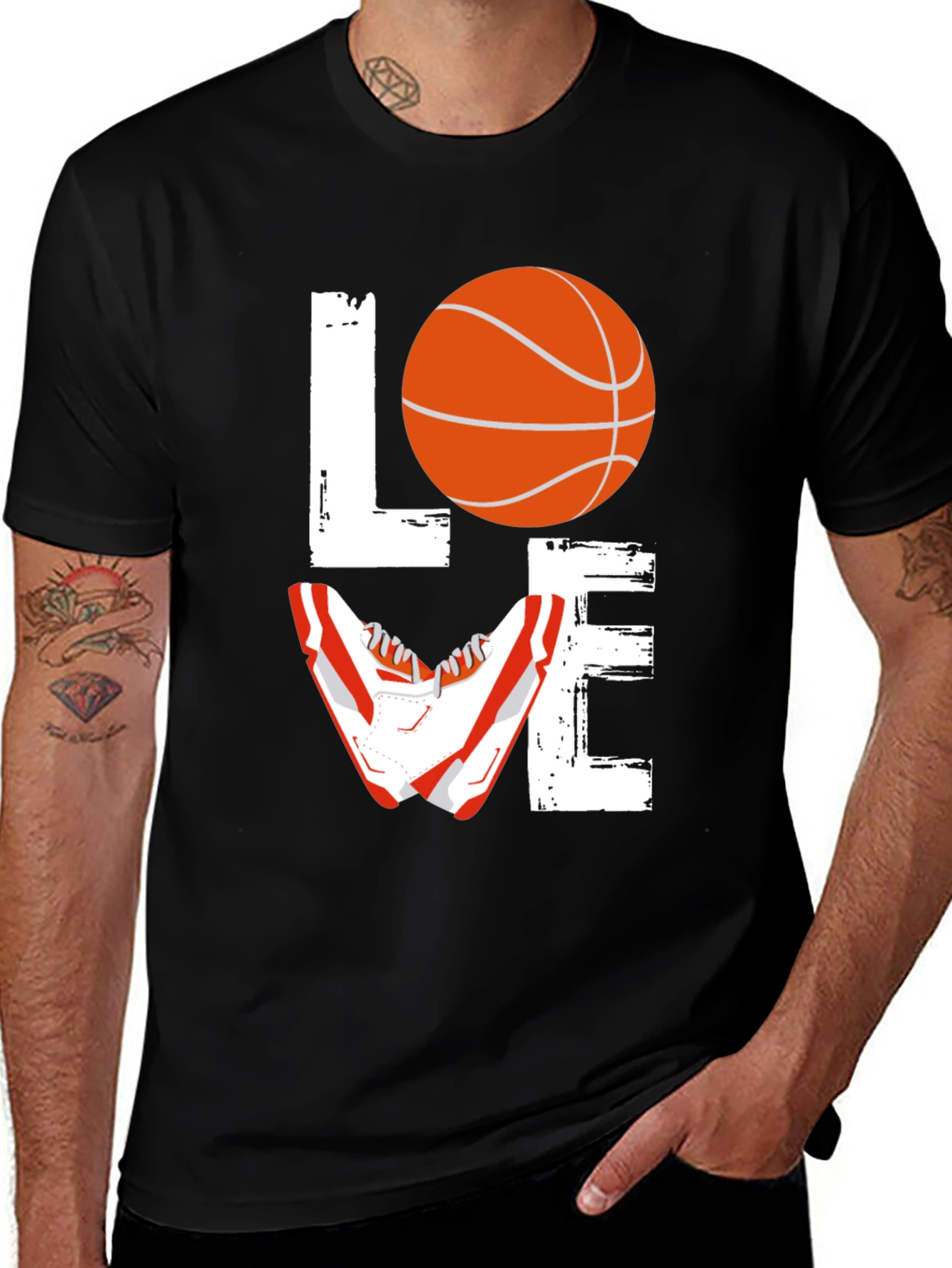 Variant 16 of Love Basketball Graphic T-Shirt