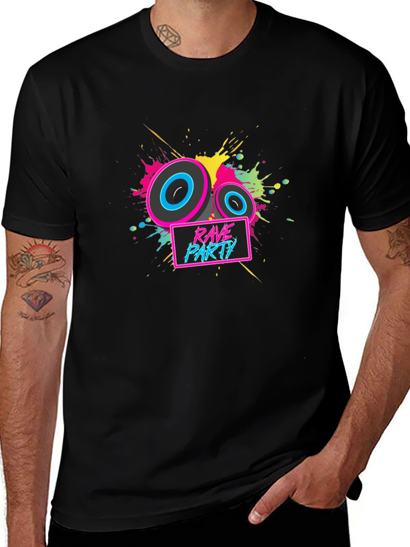 Variant 4 of Rave Party Graphic Tee