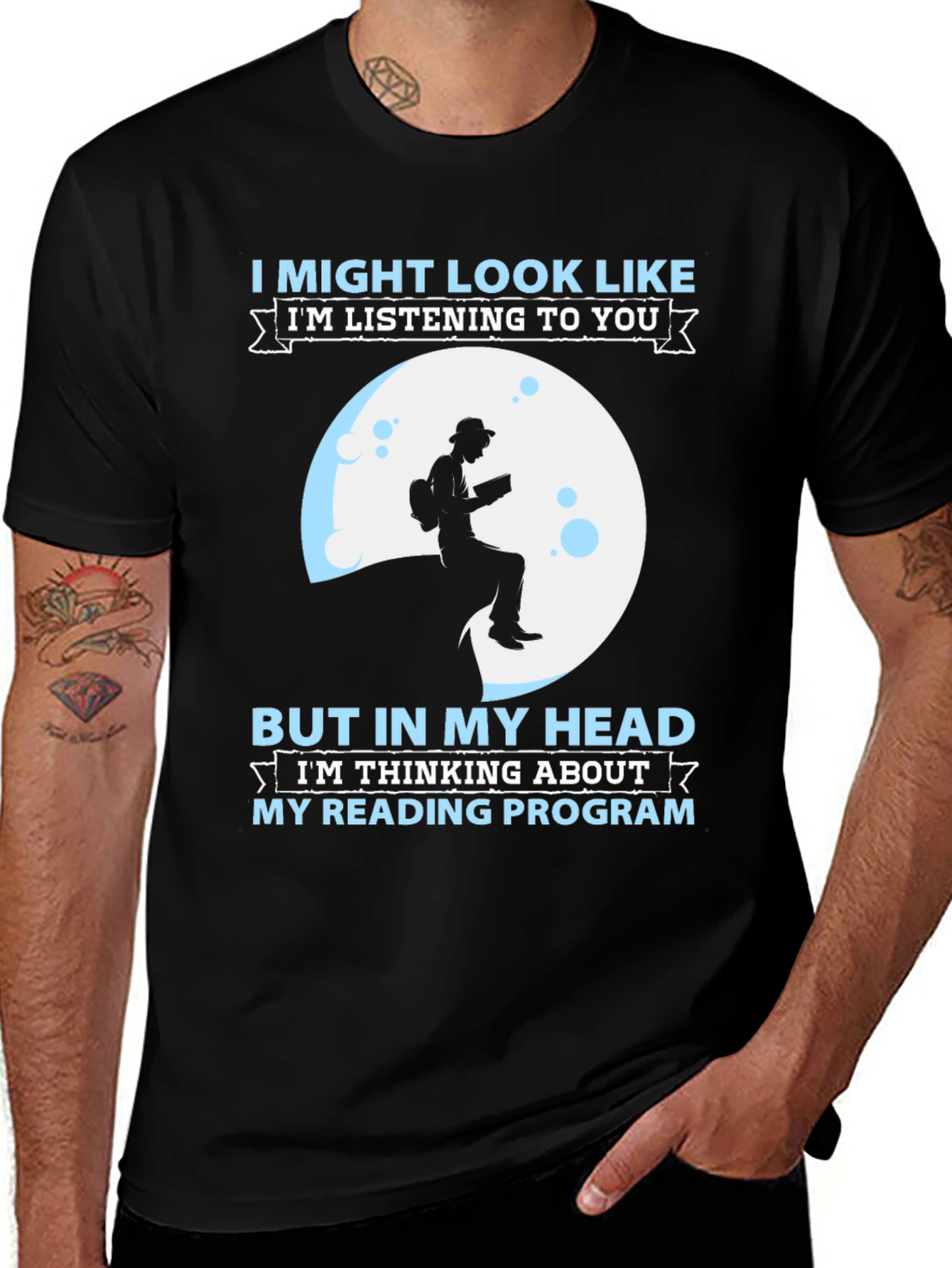 Variant 16 of Book Lover T-Shirt - Reading Program Design