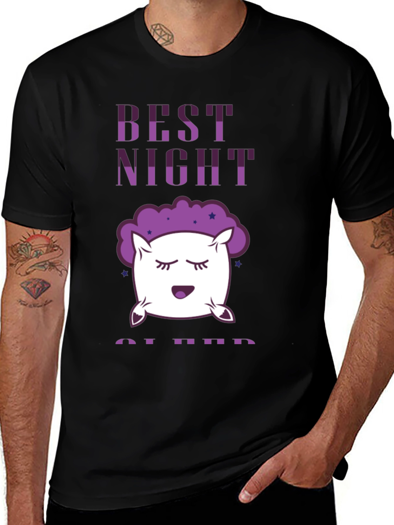 Variant 2 of Best Night Sleep Pillow Graphic T-Shirt
