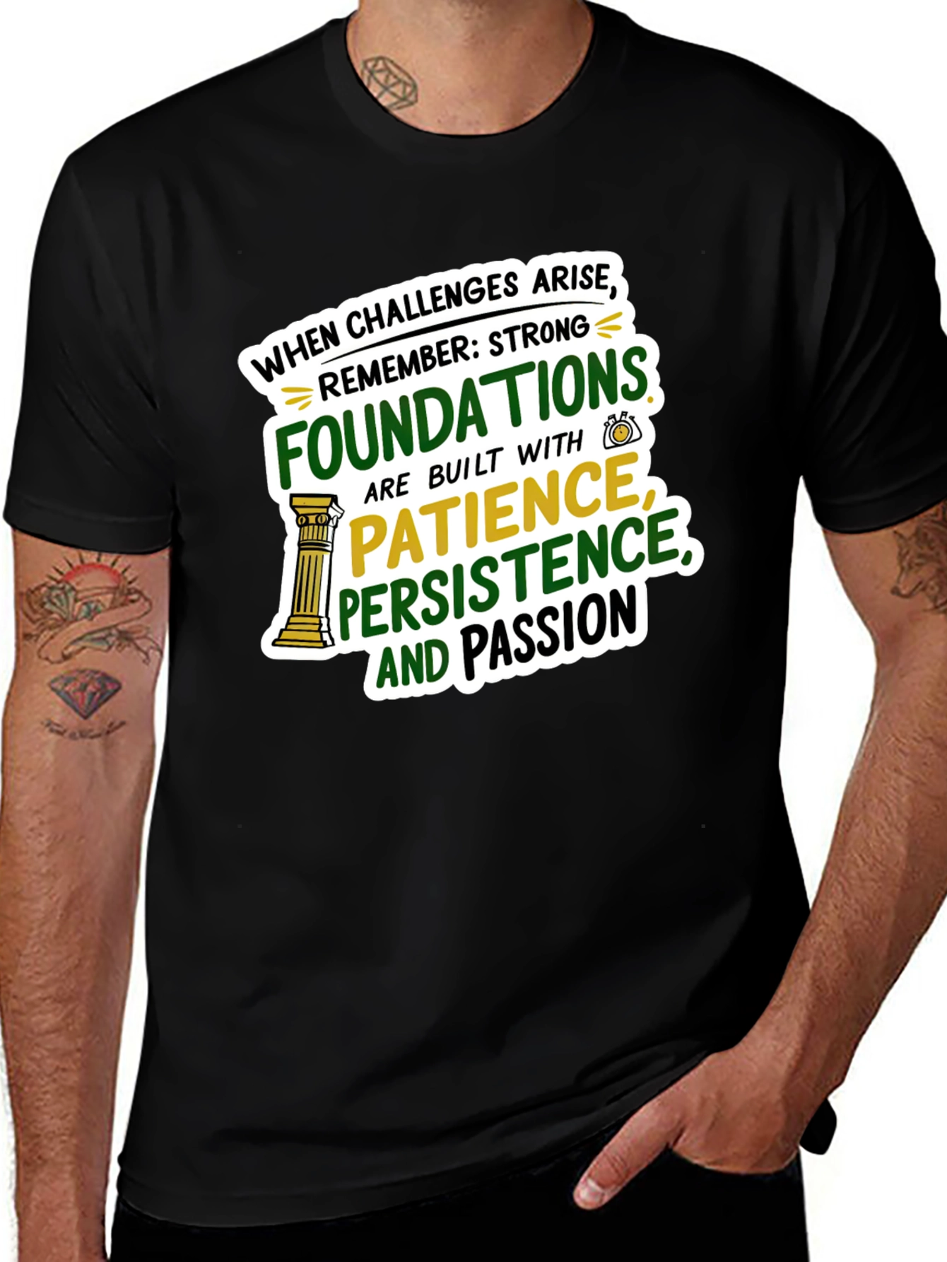 Variant 24 of Strong Foundations Graphic T-Shirt