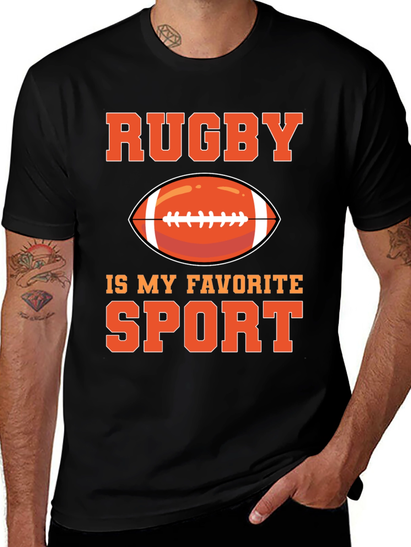 Variant 24 of Rugby Is My Favorite Sport T-Shirt