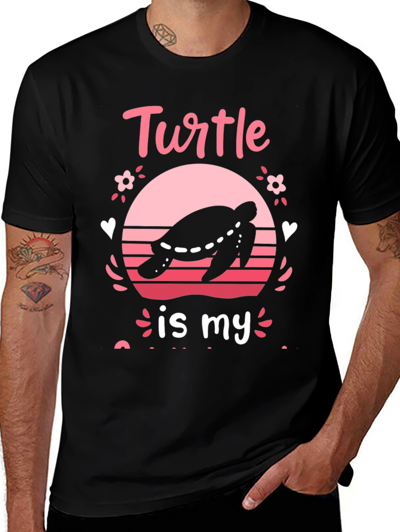 Variant 7 of Turtle Is My Valentine T-Shirt