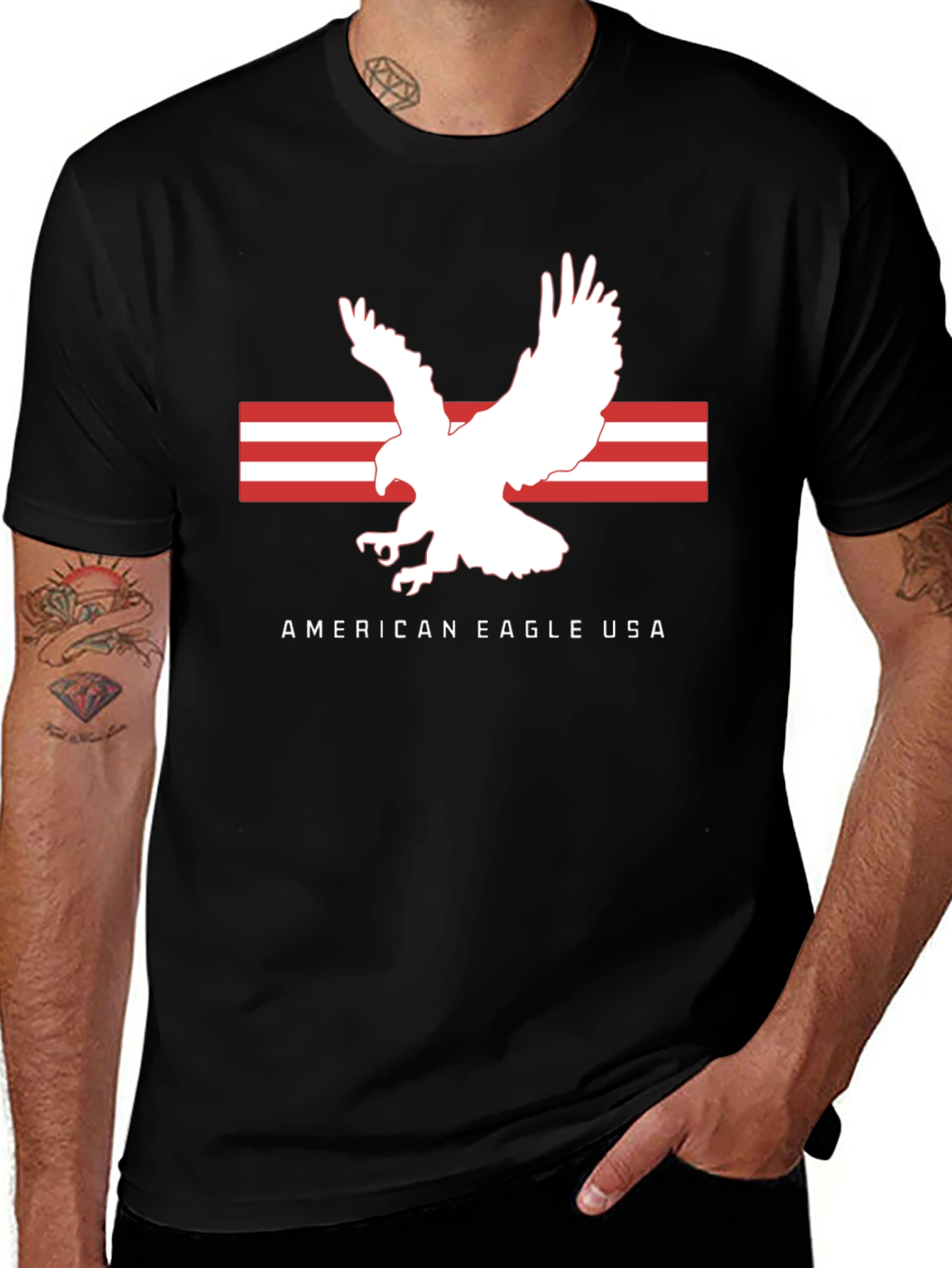 Variant 27 of American Eagle USA Graphic T-Shirt