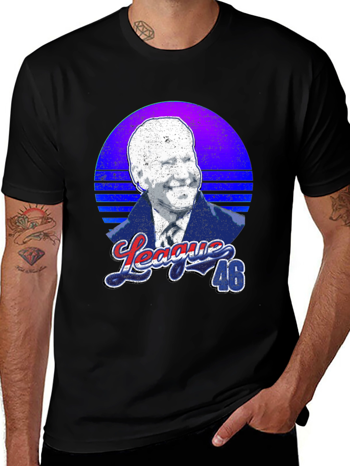 Biden League 46 Graphic Tee - Political Fashion