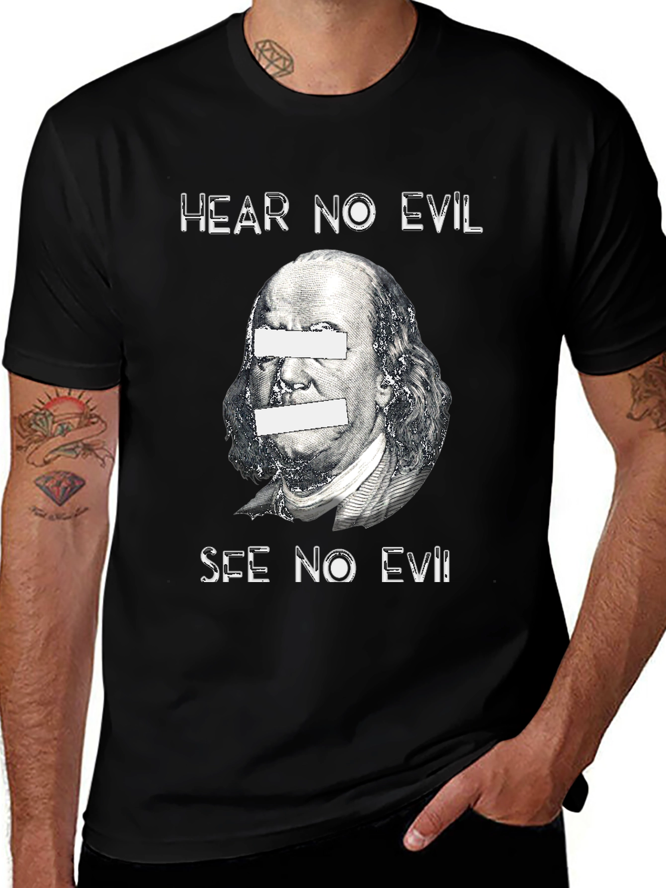 Variant 19 of Hear No Evil See No Evil Graphic T-Shirt