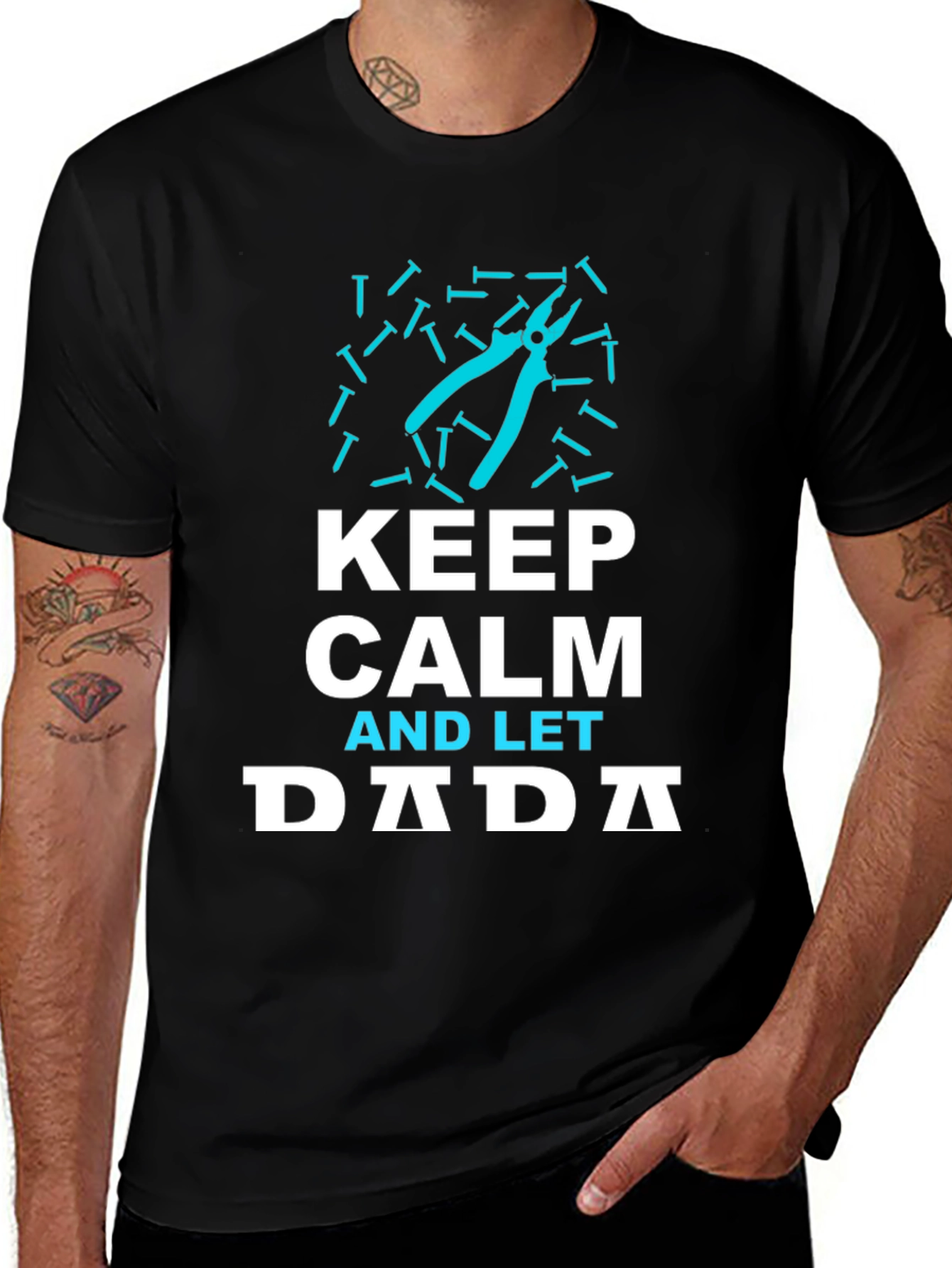 Variant 9 of Keep Calm and Let Dada T-Shirt - Funny Dad Gift