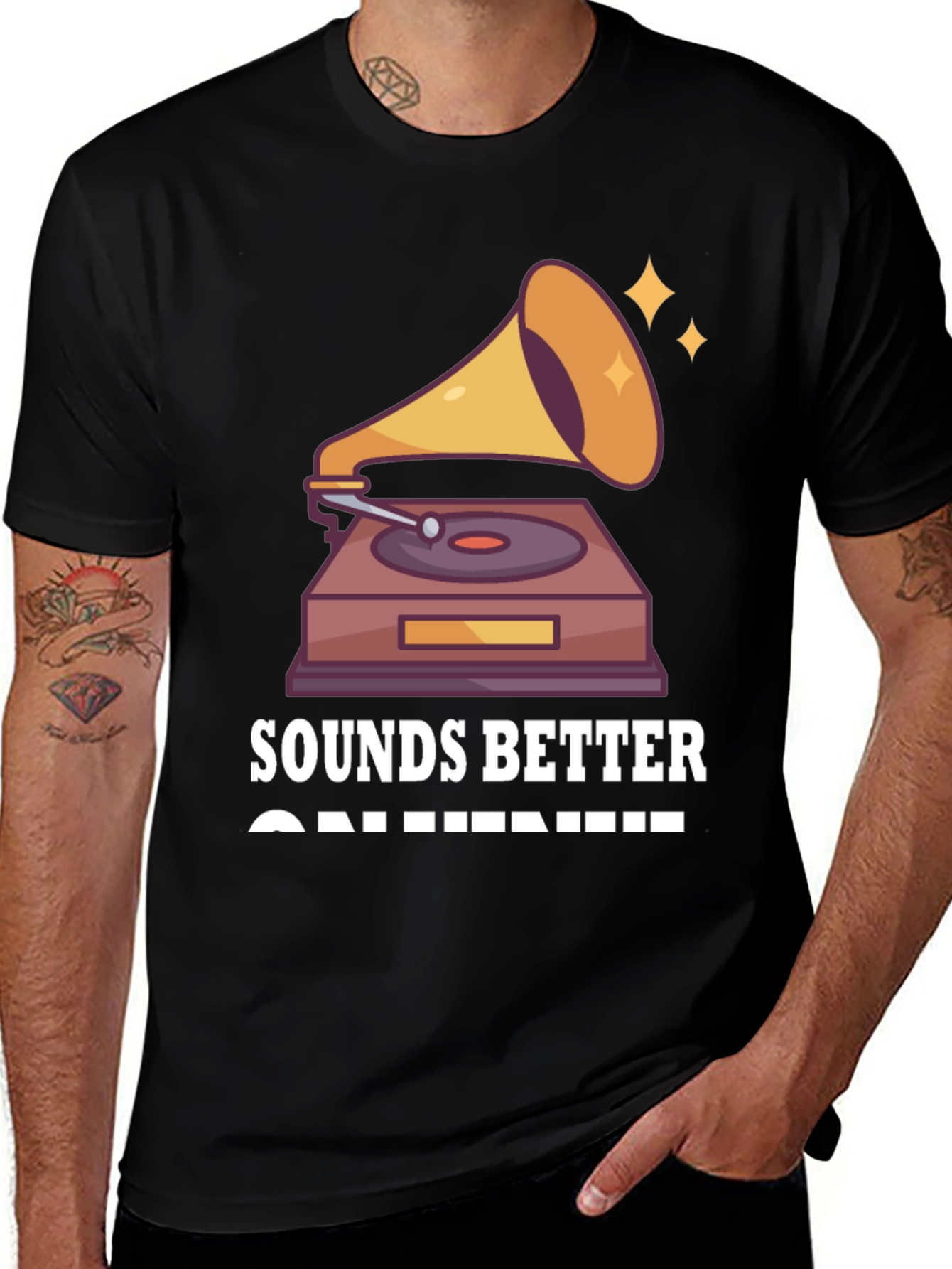 Variant 21 of Sounds Better on Vinyl T-Shirt