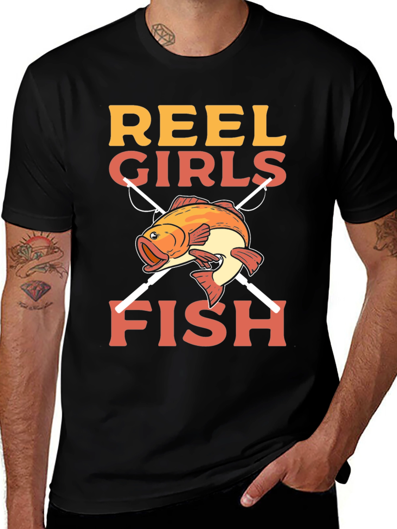 Variant 10 of Reel Girls Fish Graphic T-Shirt