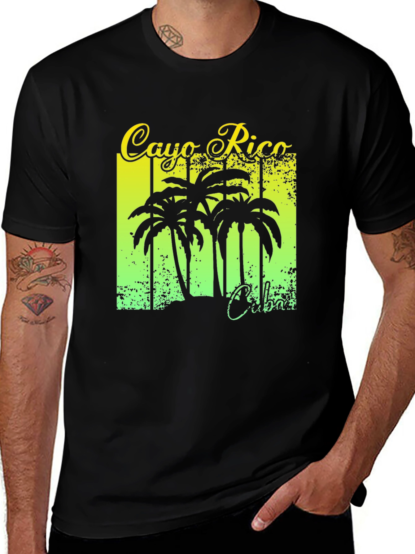 Variant 14 of Cayo Rico Cuba Graphic Tee