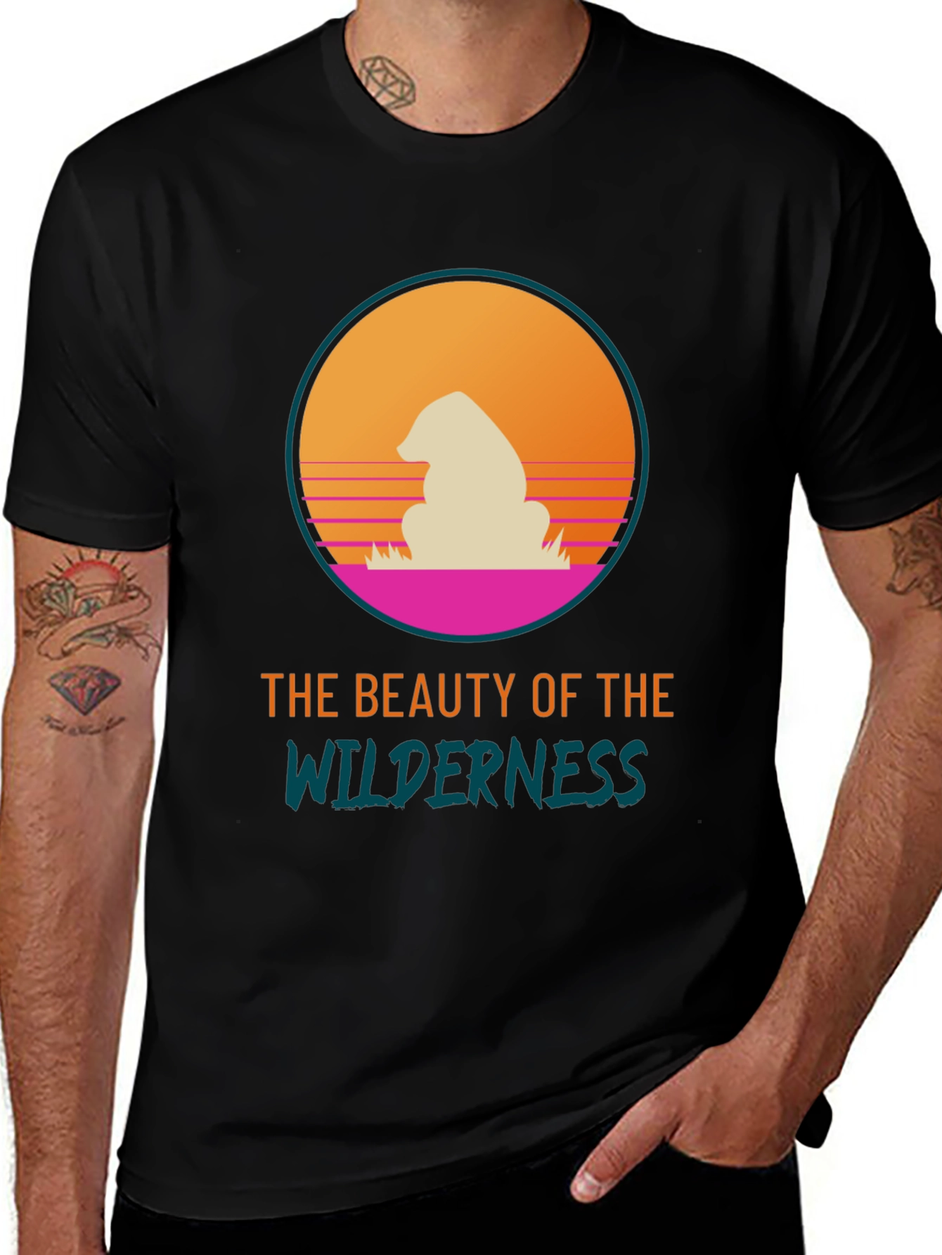 Wilderness Beauty Graphic Tee - Nature Inspired T-Shirt