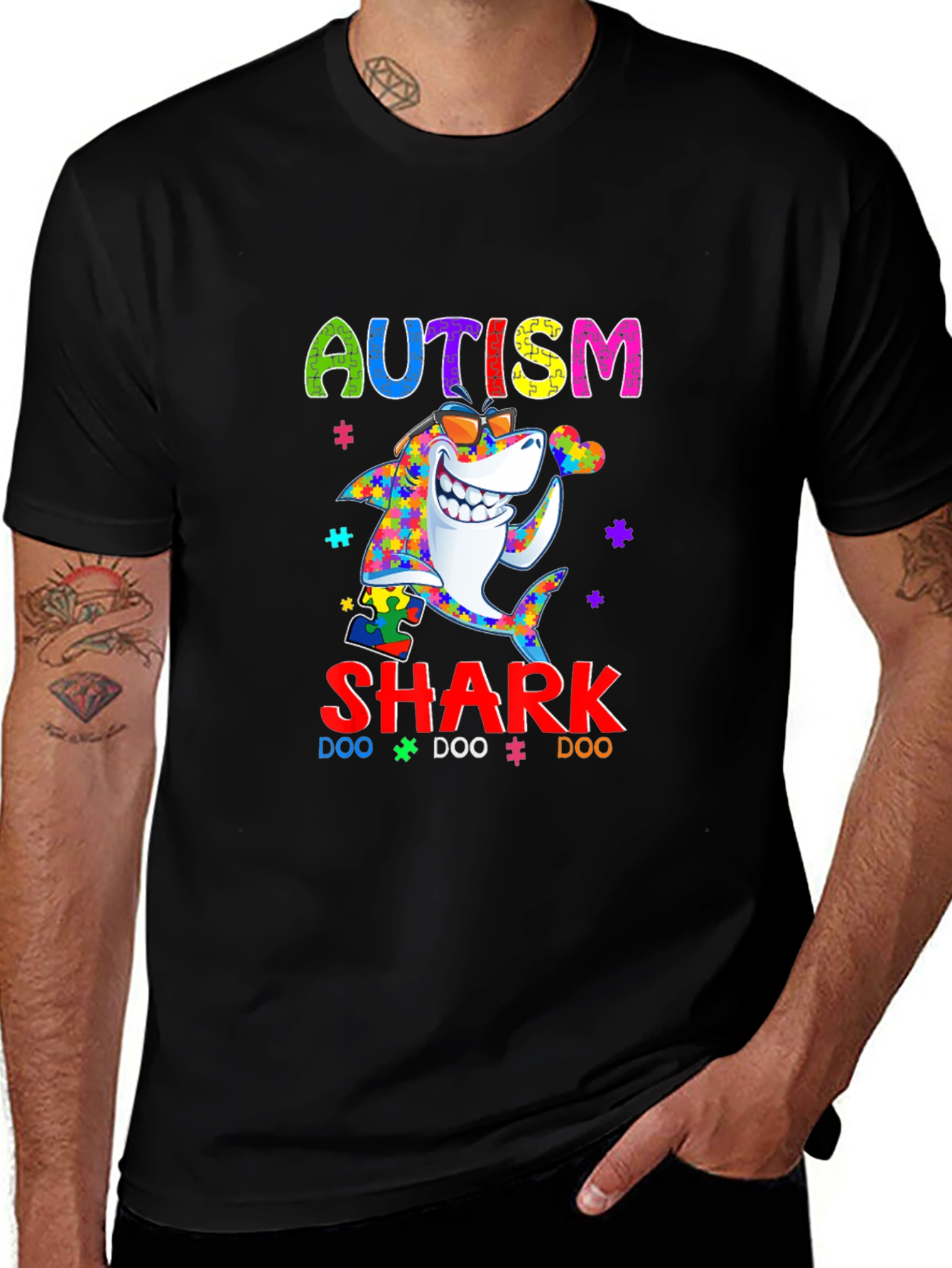 Autism Awareness Shark T-Shirt