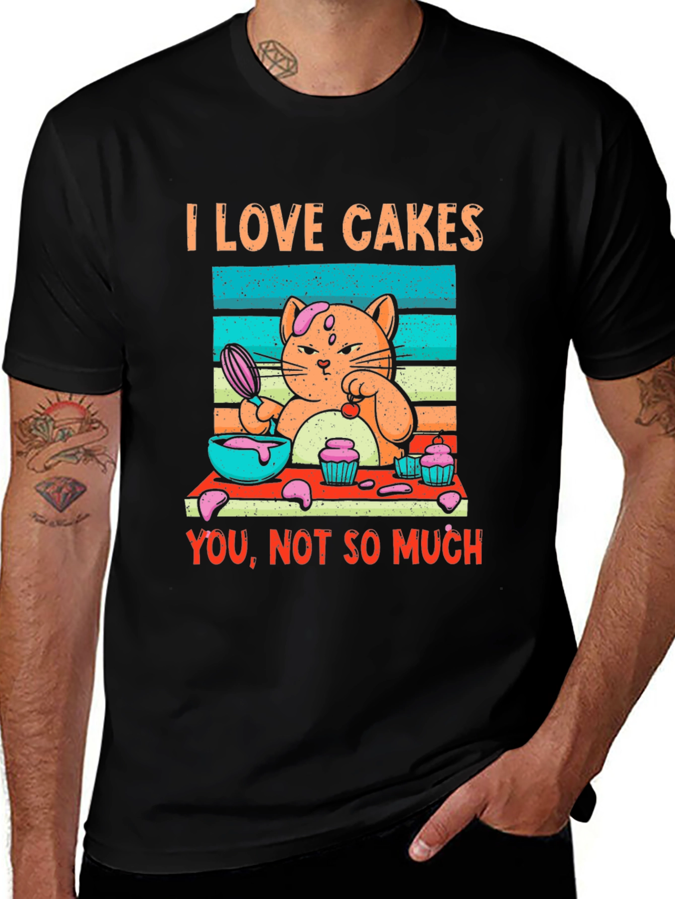 I Love Cakes Graphic T-Shirt