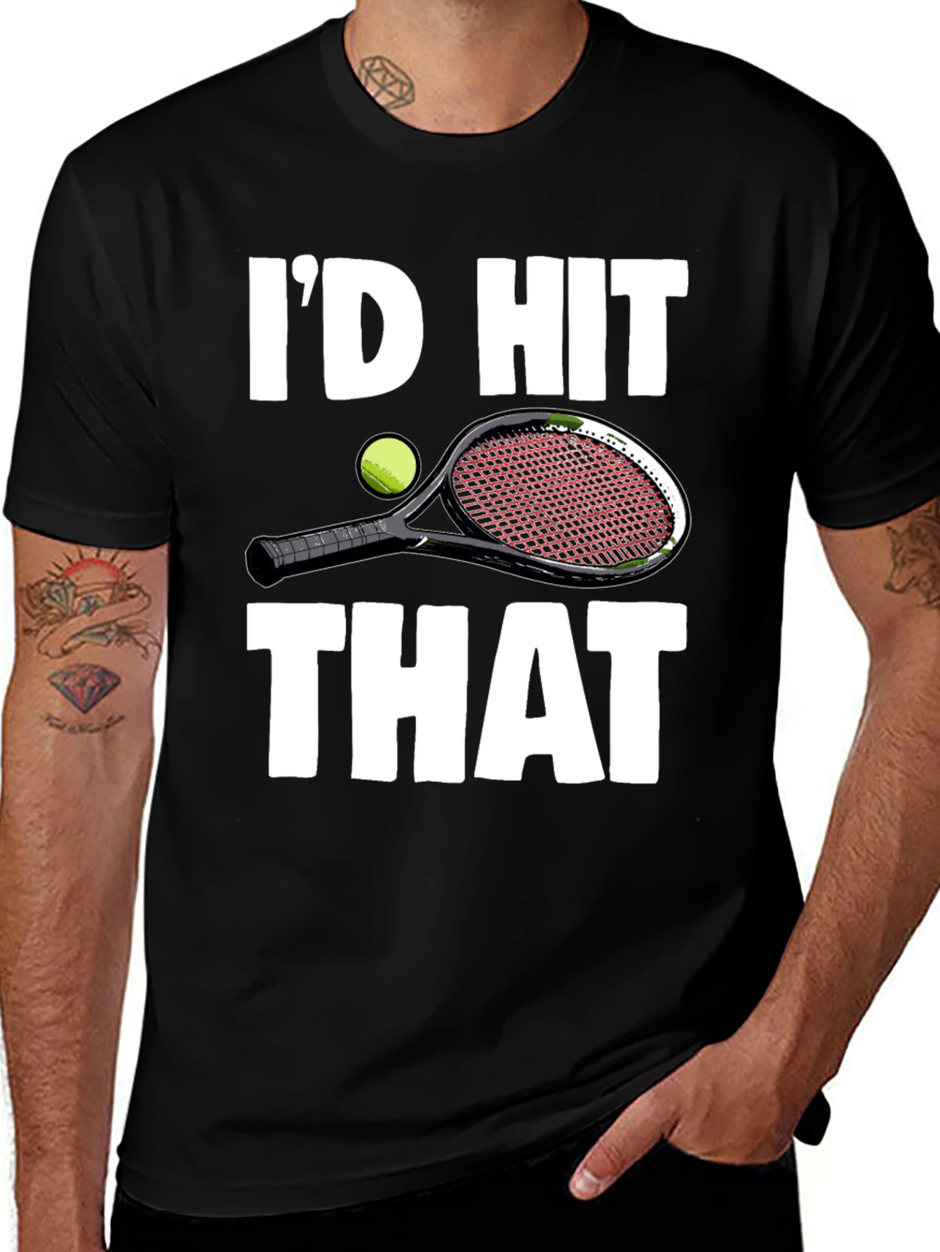 Variant 18 of I'd Hit That Tennis T-Shirt