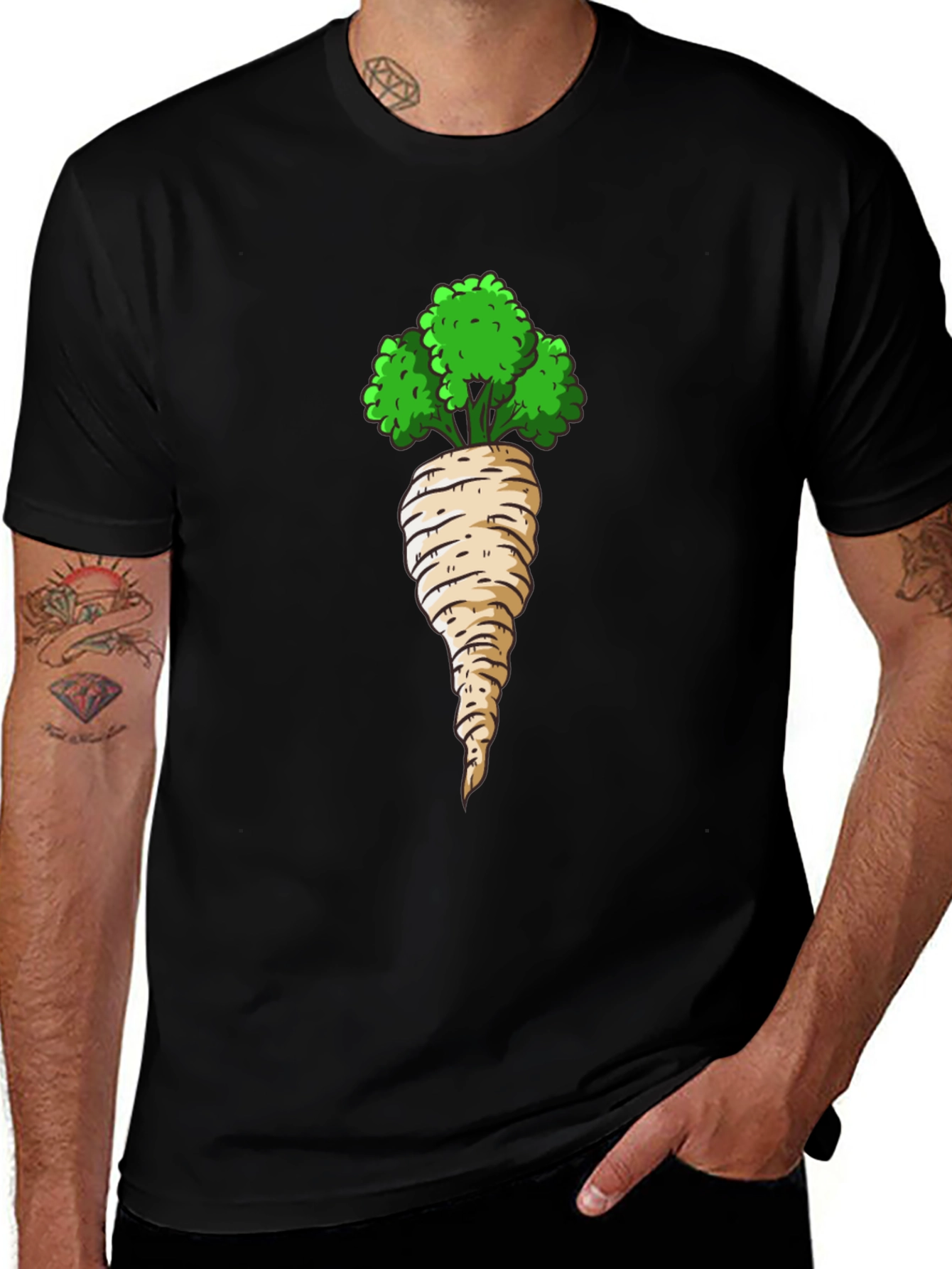 Variant 21 of Radish Graphic Tee - Unique Foodie Fashion