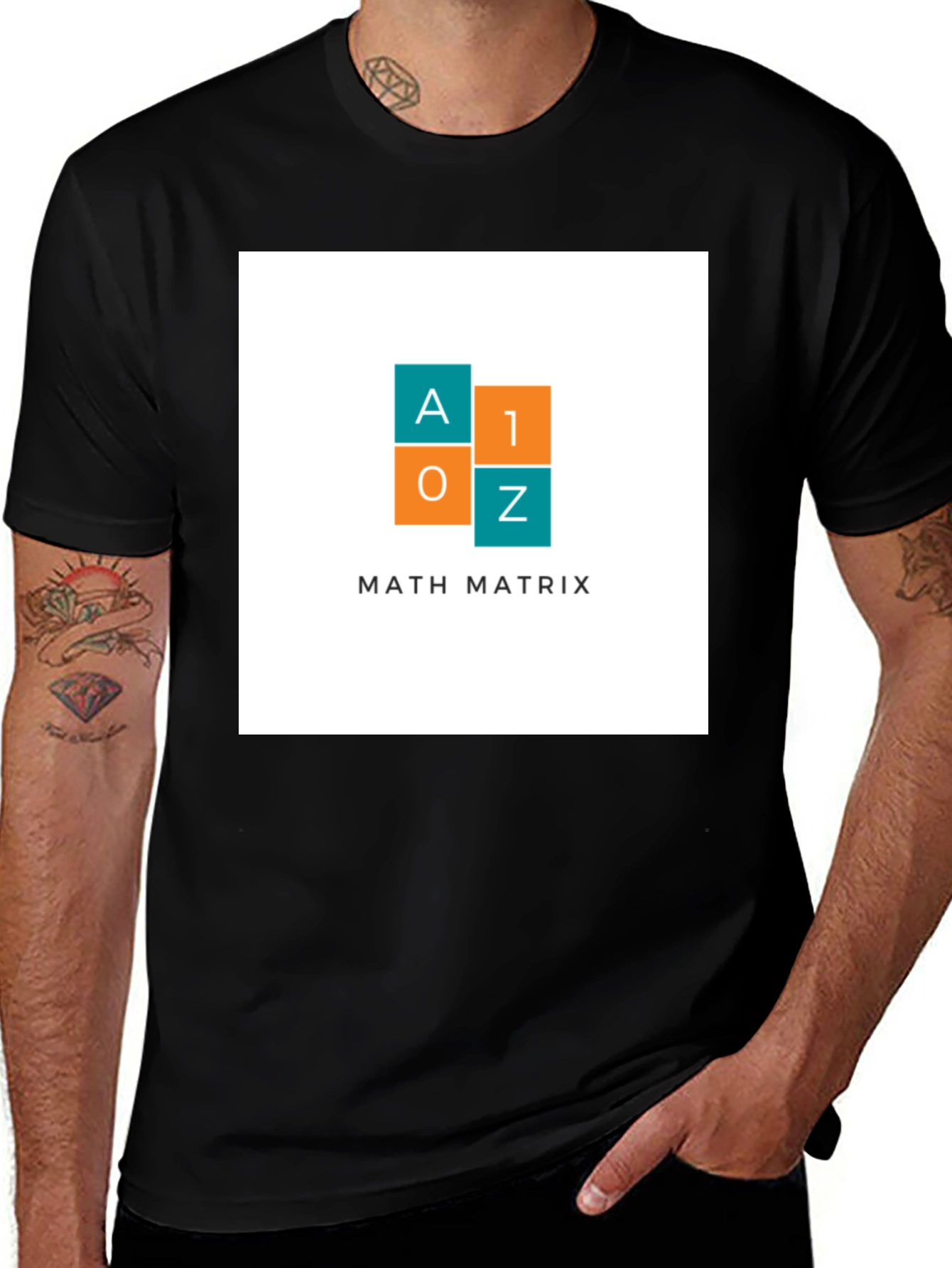 Variant 17 of Math Matrix T-Shirt - Equation Tee