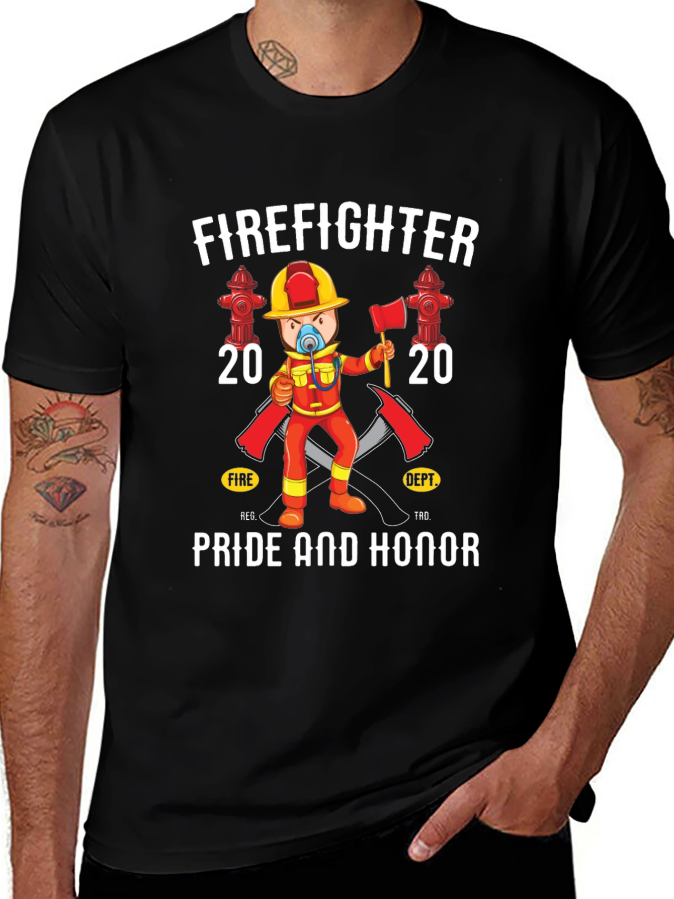 Variant 8 of Firefighter Pride & Honor T-Shirt