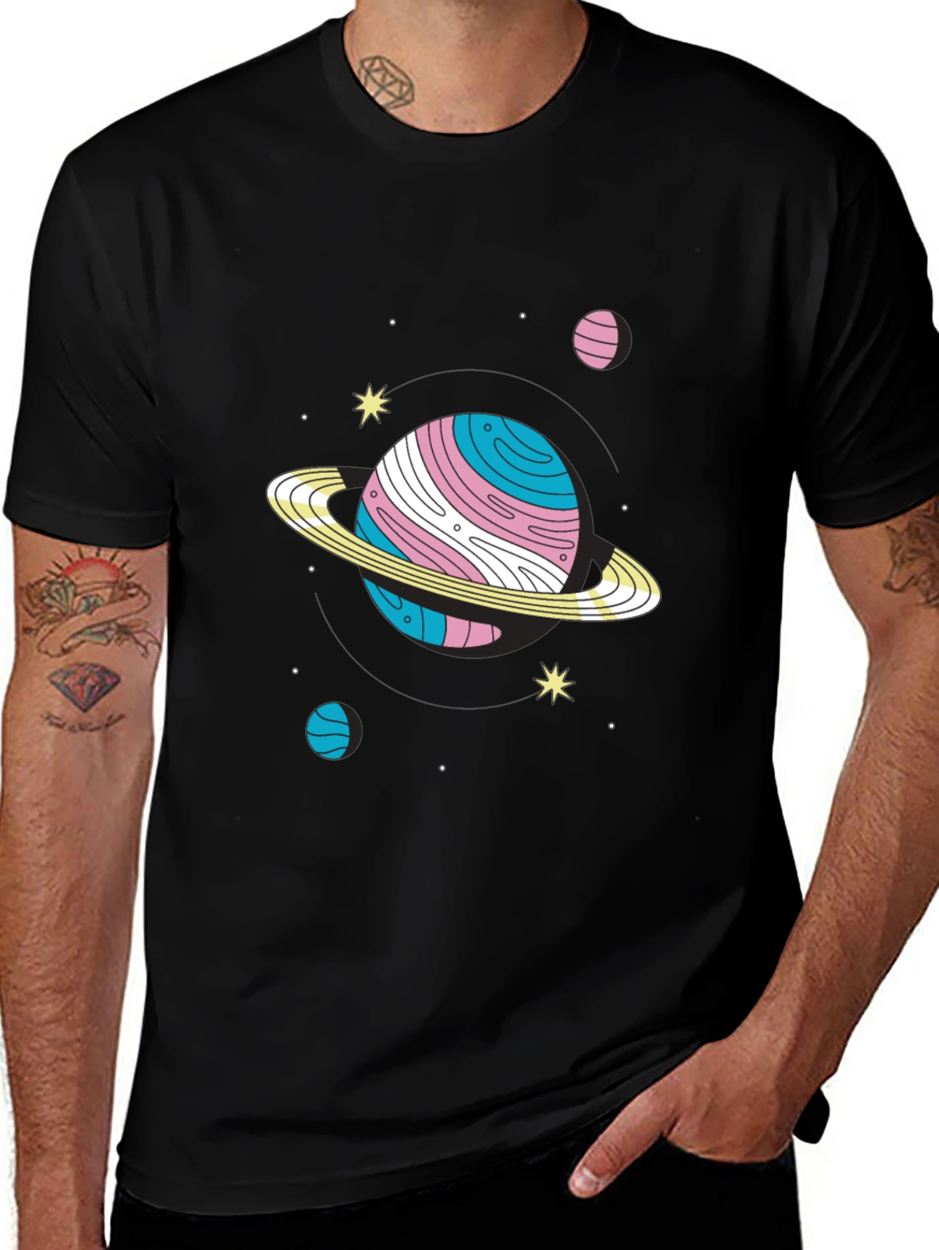 Variant 10 of Trans Pride Planet Graphic T-Shirt