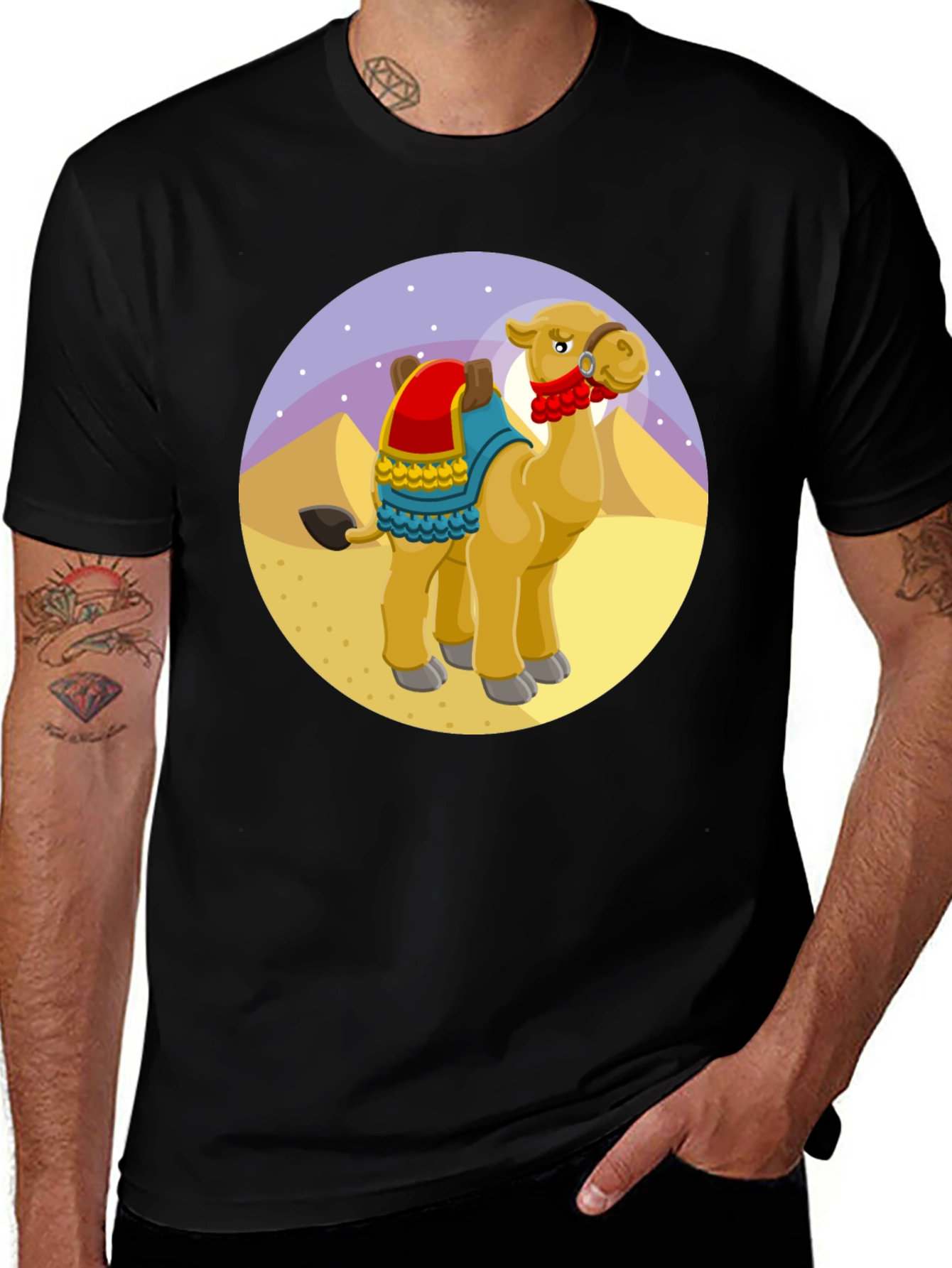 Variant 2 of Cartoon Camel T-Shirt