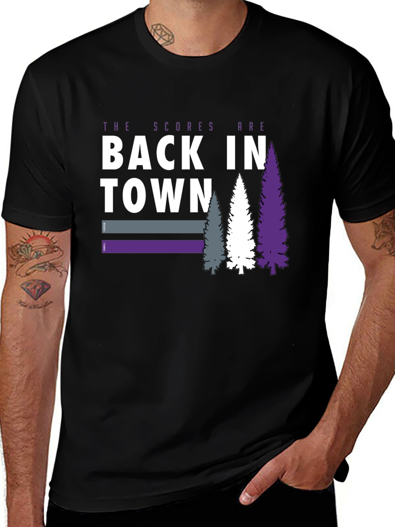 Variant 15 of The Scores Are Back In Town Graphic Tee