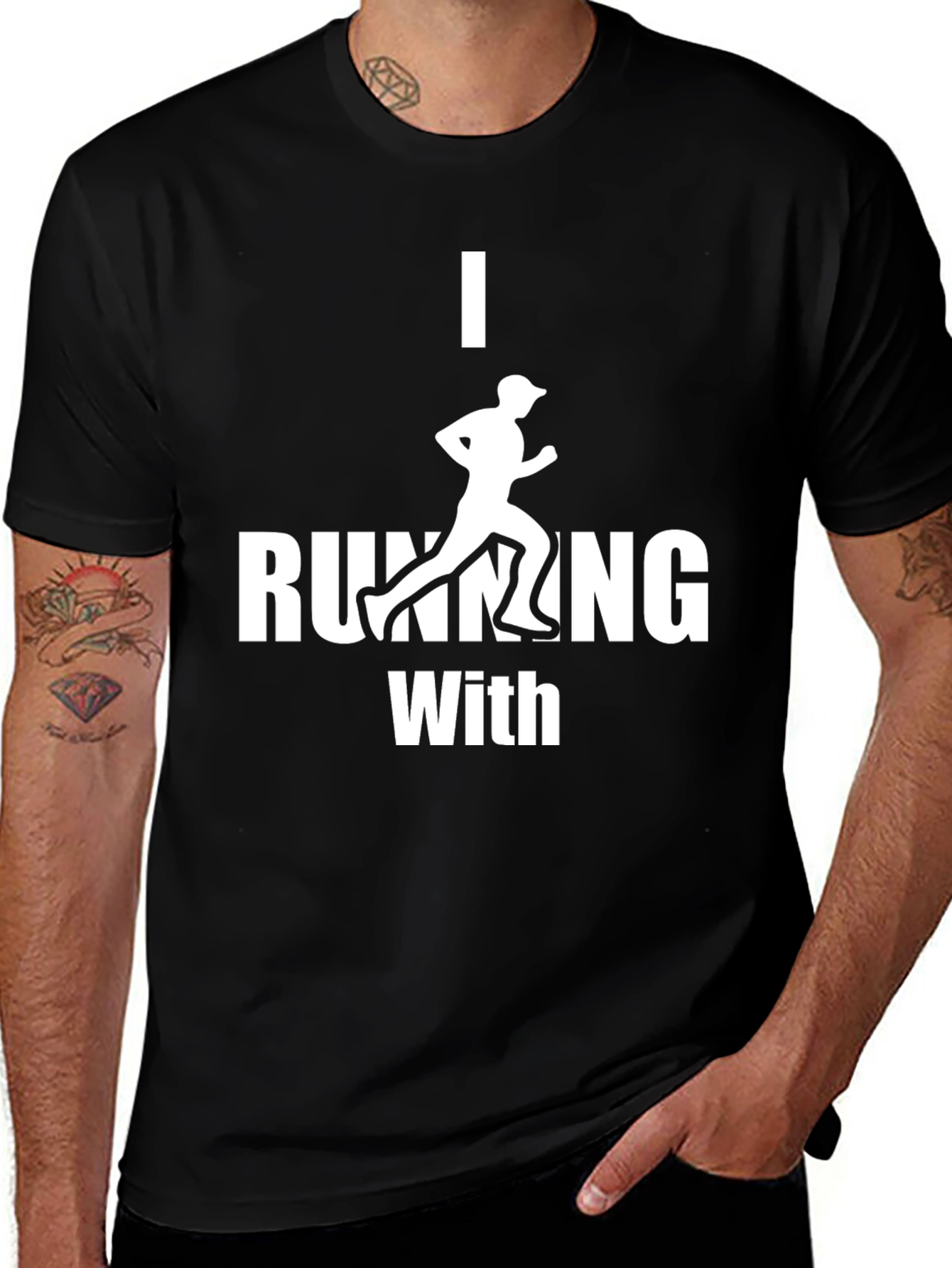 Black I Running With T-Shirt - Black main image