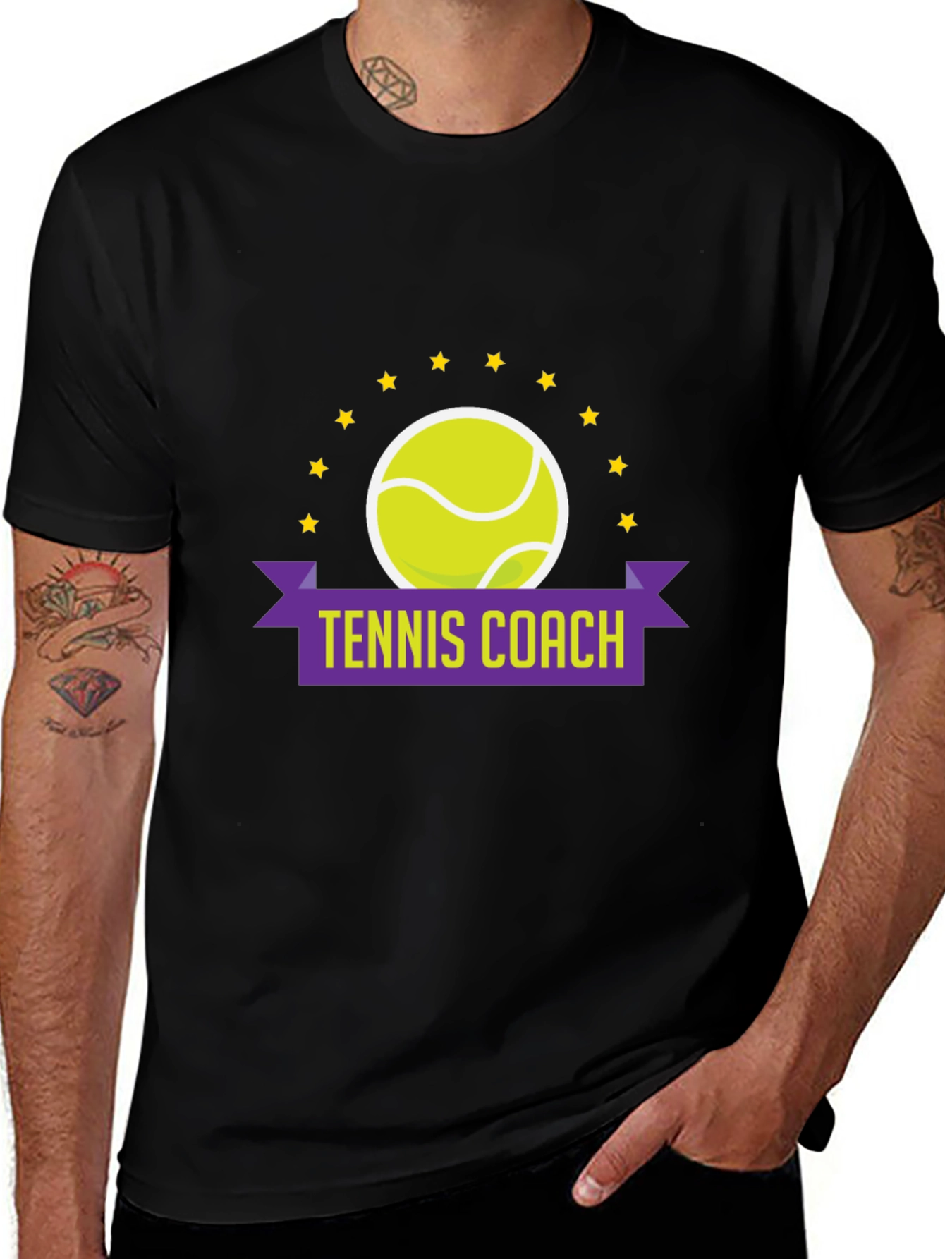 Variant 19 of Tennis Coach Graphic Tee