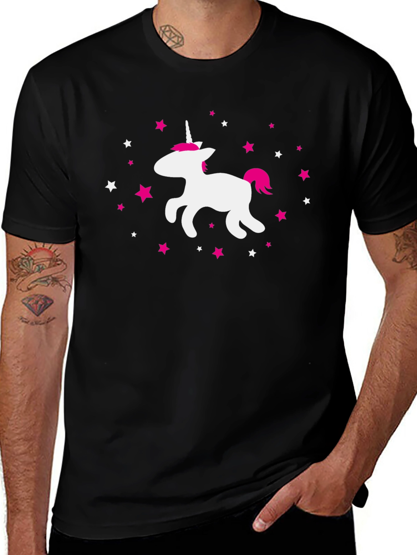 Variant 29 of Unicorn Star Graphic Tee
