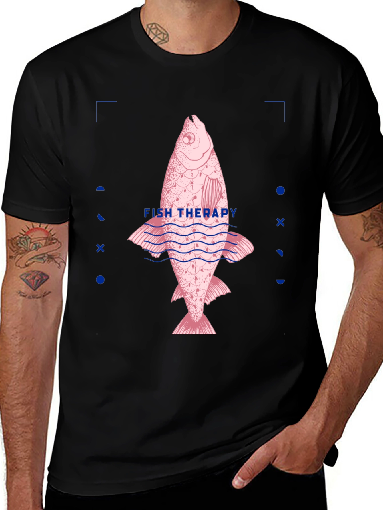 Variant 10 of Fish Therapy Graphic Tee