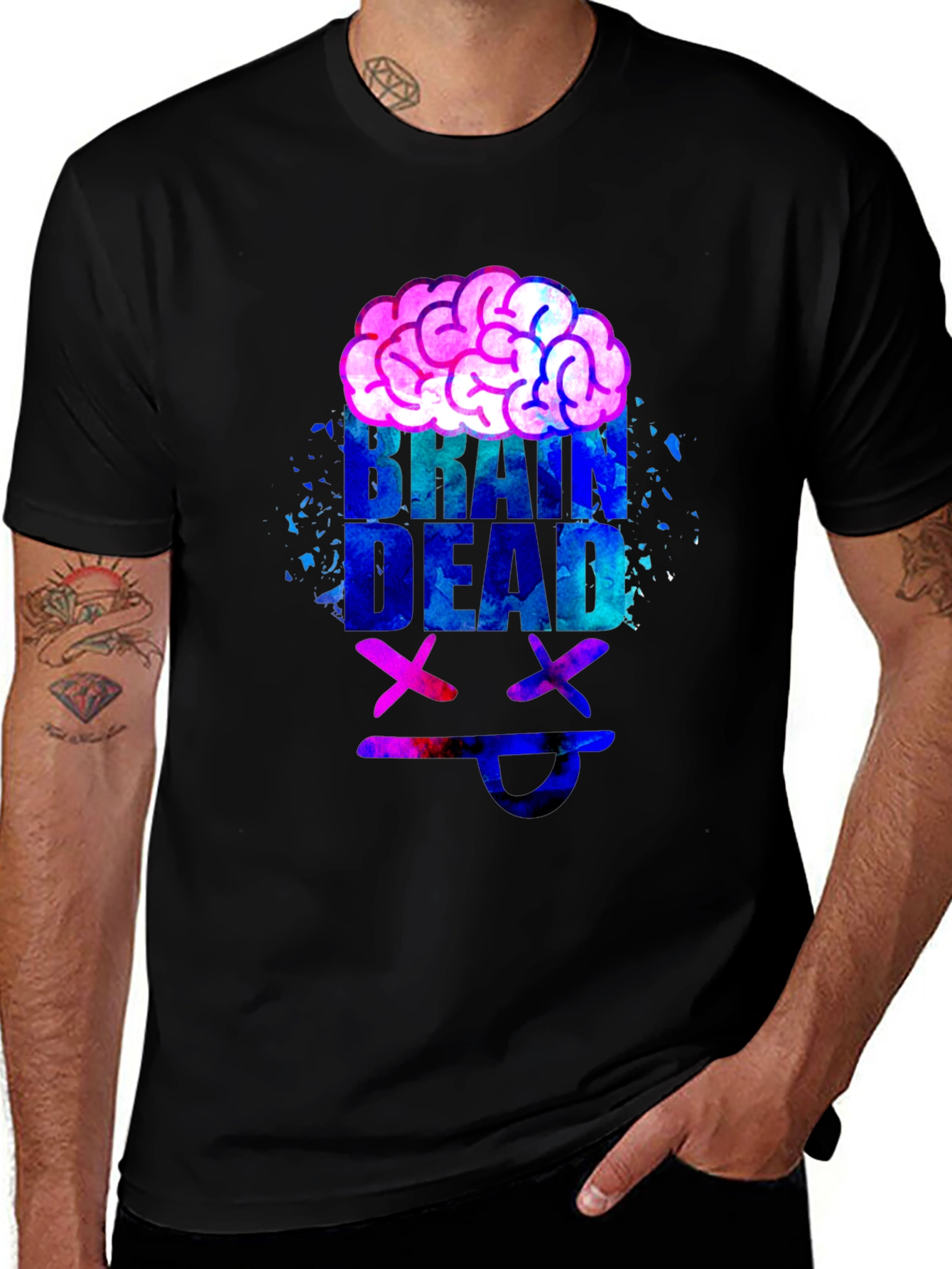 Variant 8 of Brain Dead Graphic Tee - Unisex Black T-Shirt