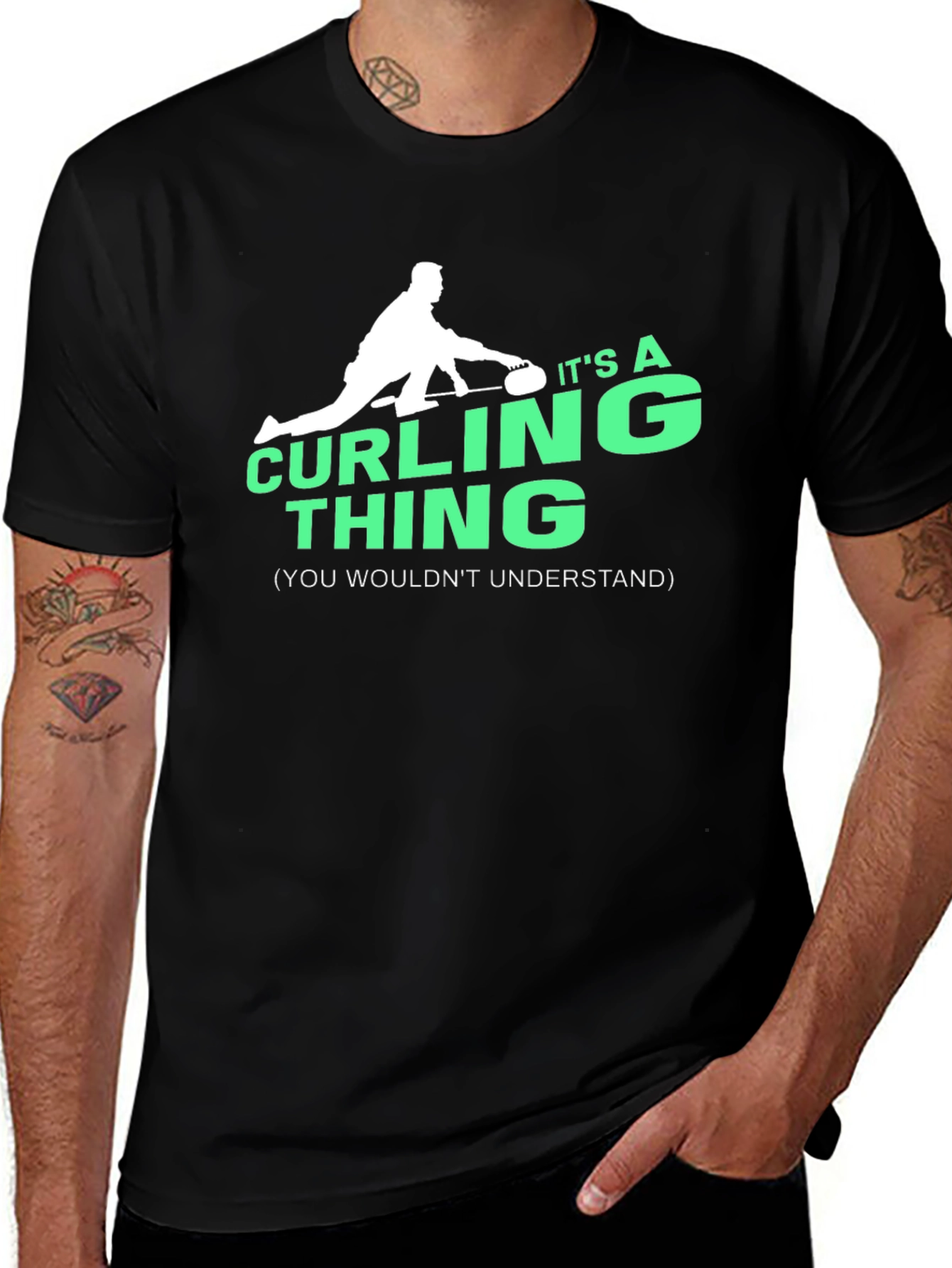Variant 26 of Curling Thing T-Shirt - You Wouldn't Understand