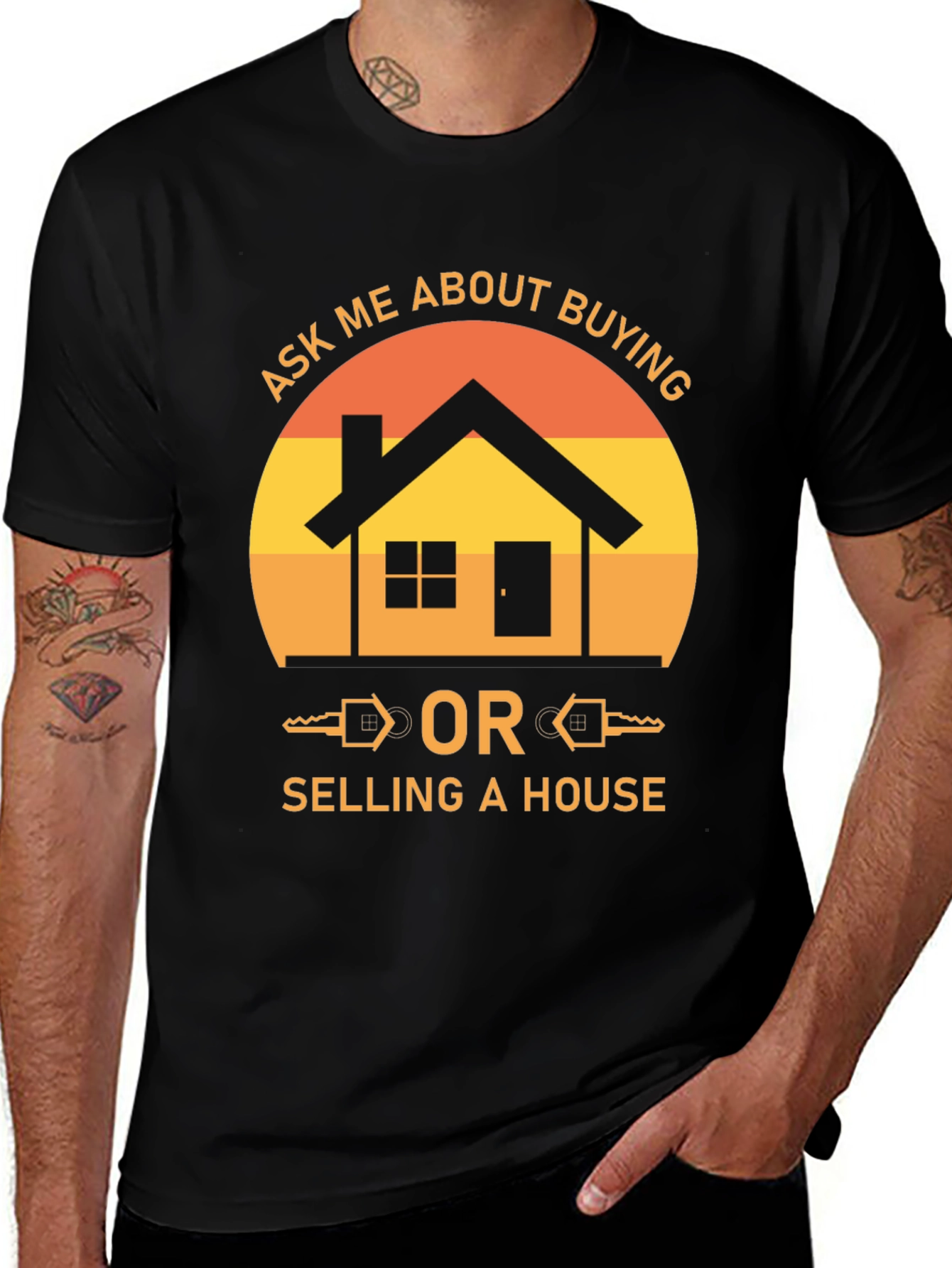 Real Estate T-Shirt - Ask Me About Buying or Selling!