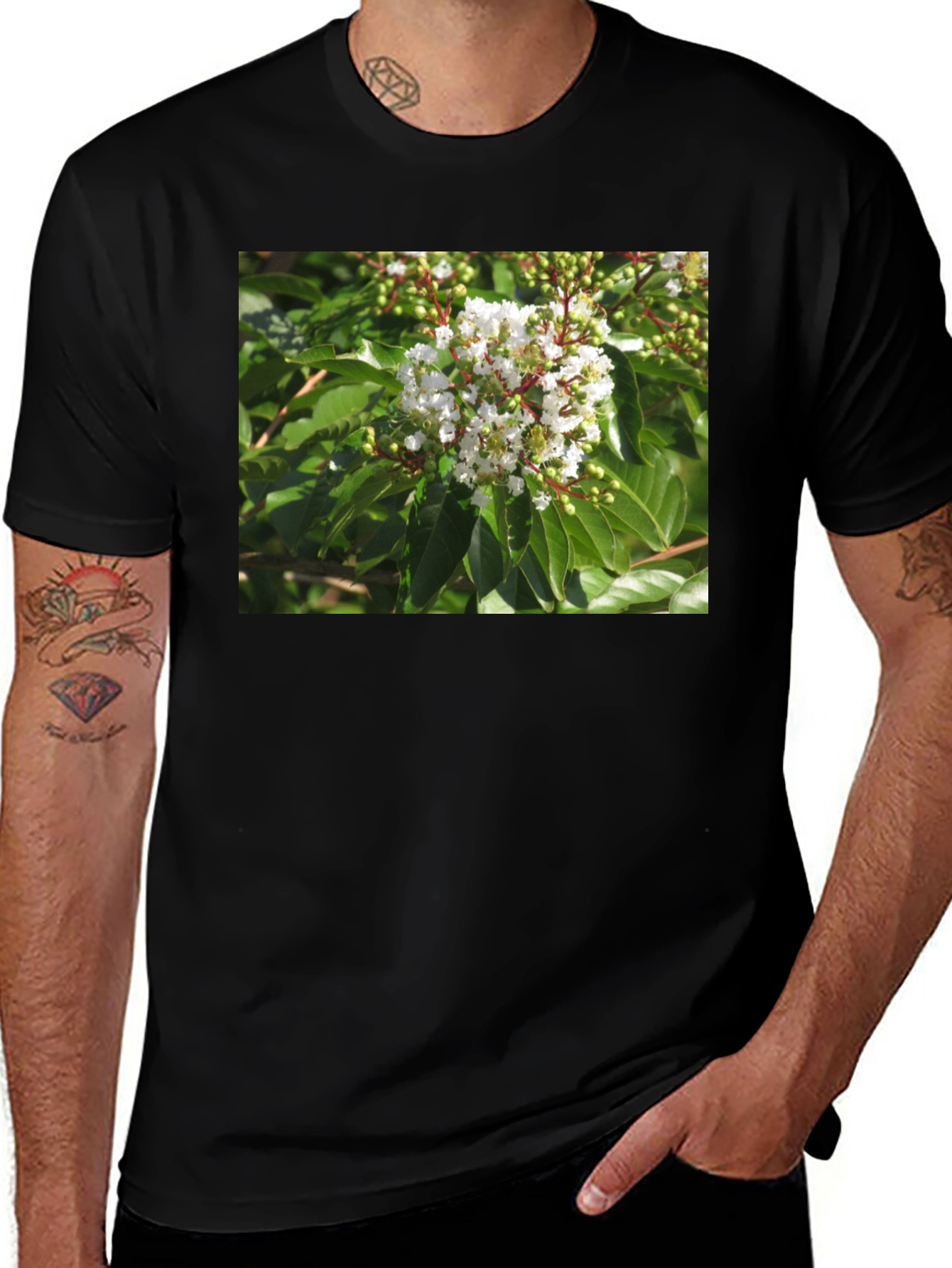 Variant 8 of Floral T-Shirt - Nature Inspired Design