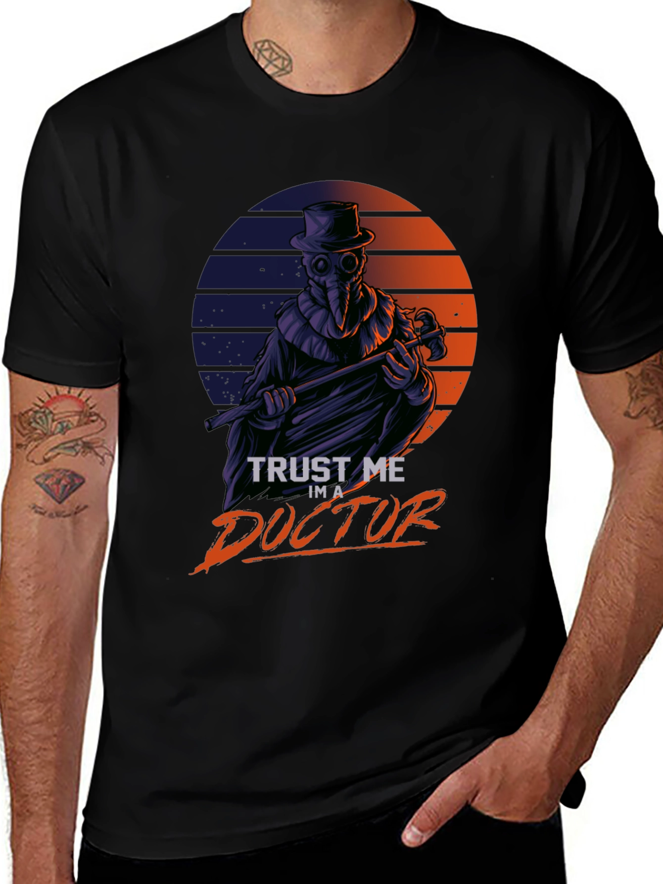 Plague Doctor T-Shirt - Trust Me, I'm A Doctor