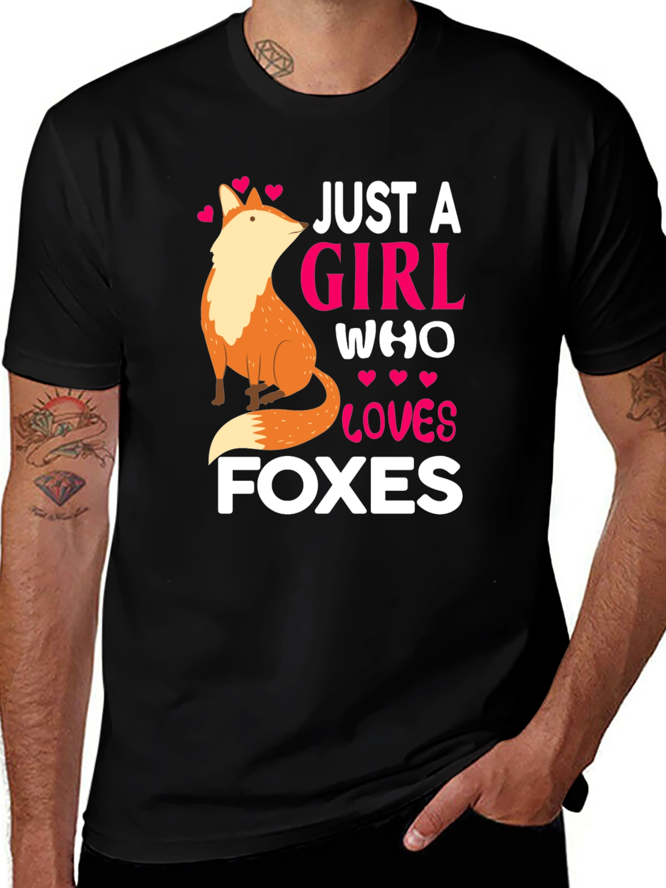 Variant 19 of Just A Girl Who Loves Foxes T-Shirt