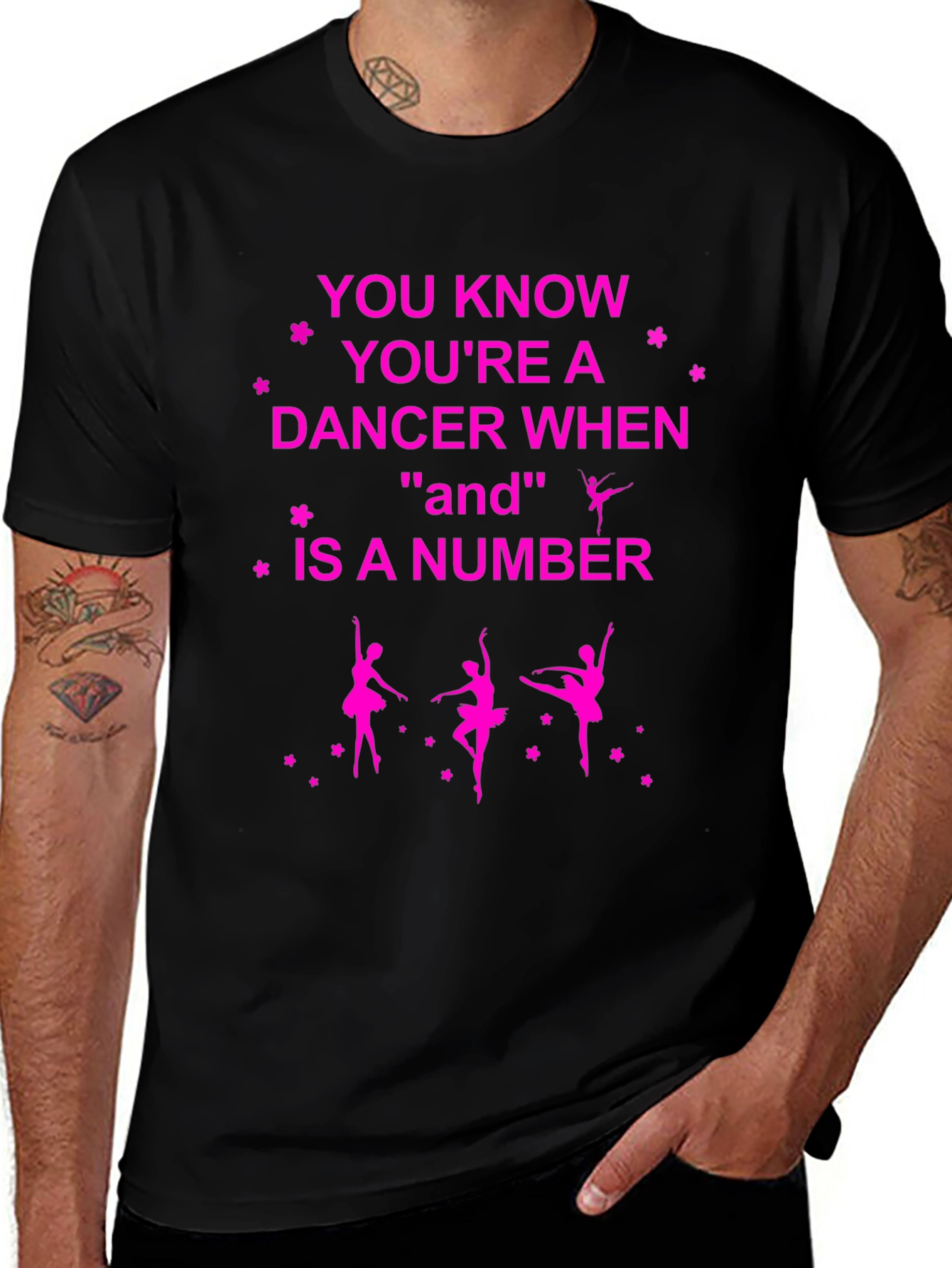 Variant 4 of Dancer Graphic T-Shirt - "And" Is A Number