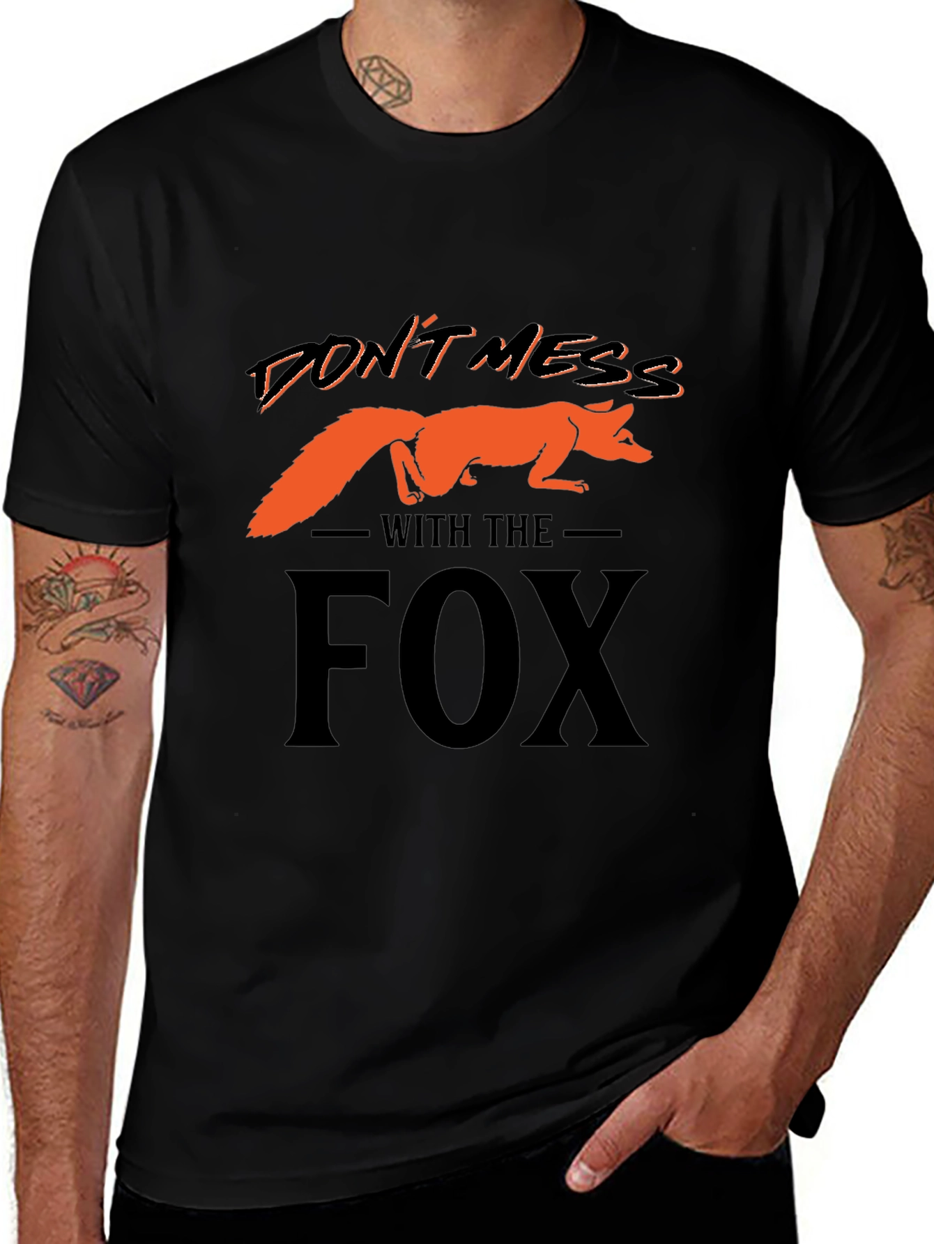 Variant 21 of Don't Mess With The Fox Graphic T-Shirt