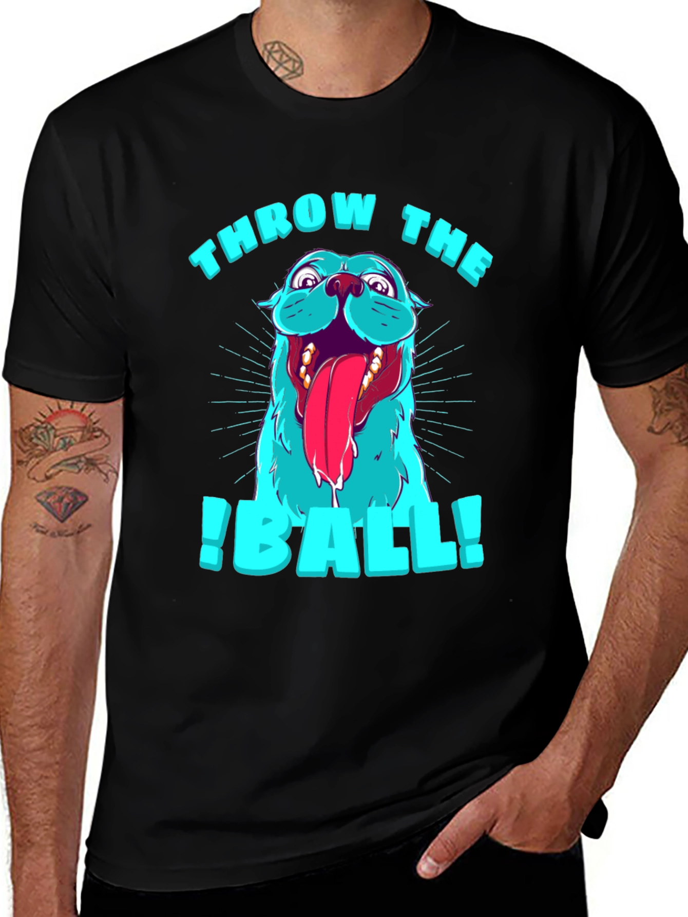 Variant 22 of Throw The Ball Dog Graphic T-Shirt