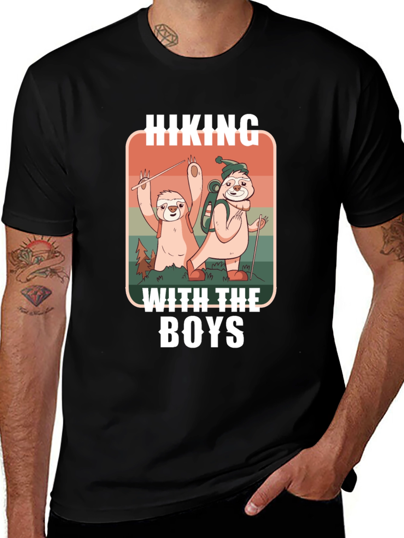 Variant 12 of Hiking With The Boys Graphic Tee
