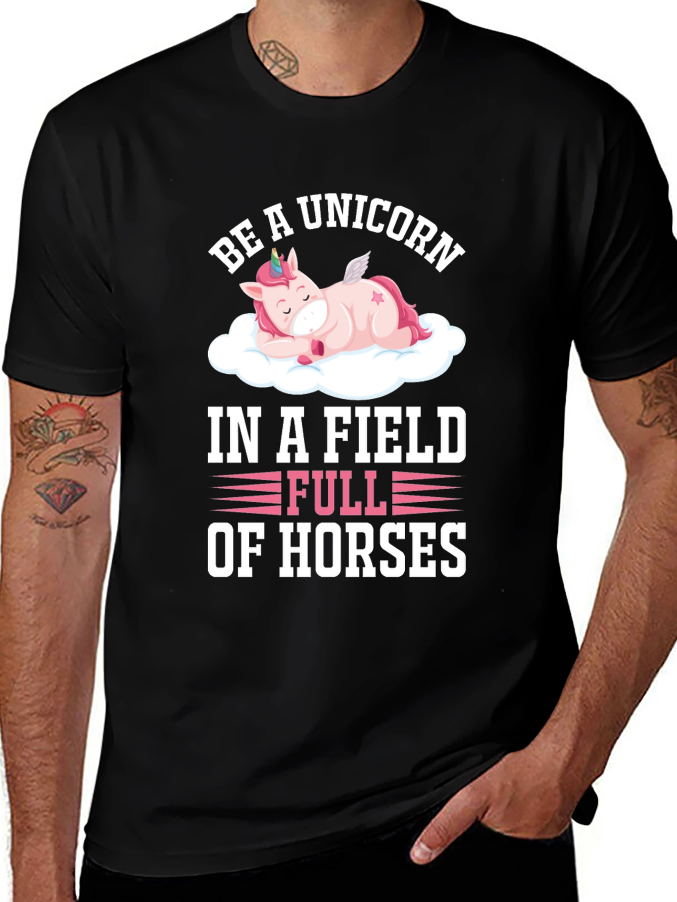 Variant 9 of Be a Unicorn Graphic T-Shirt